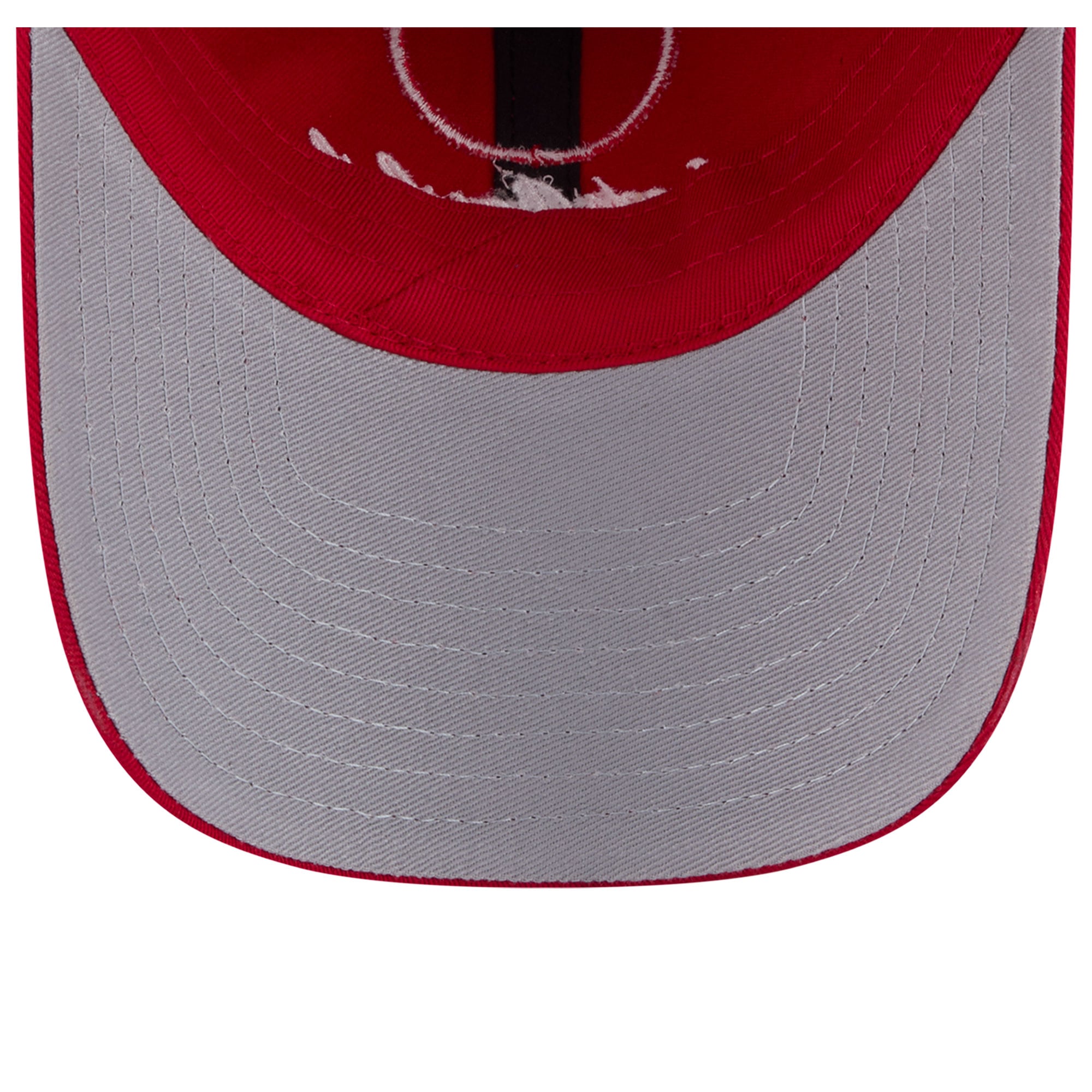 Casquette New Era rouge Los Angeles Angels pour femme, style classique décontracté et ajustable