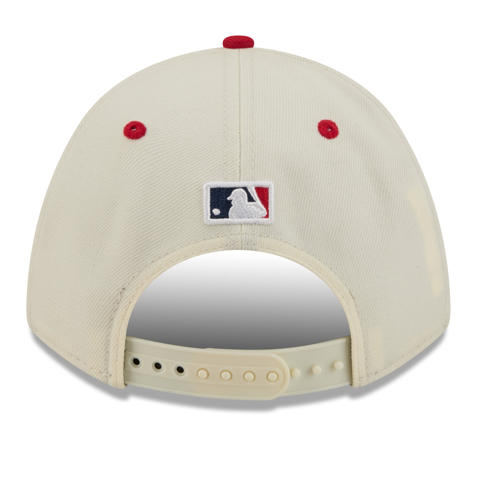 Youth New Era Cream/Red Los Angeles Angels USA 250 9FORTY M-Crown Adjustable Hat