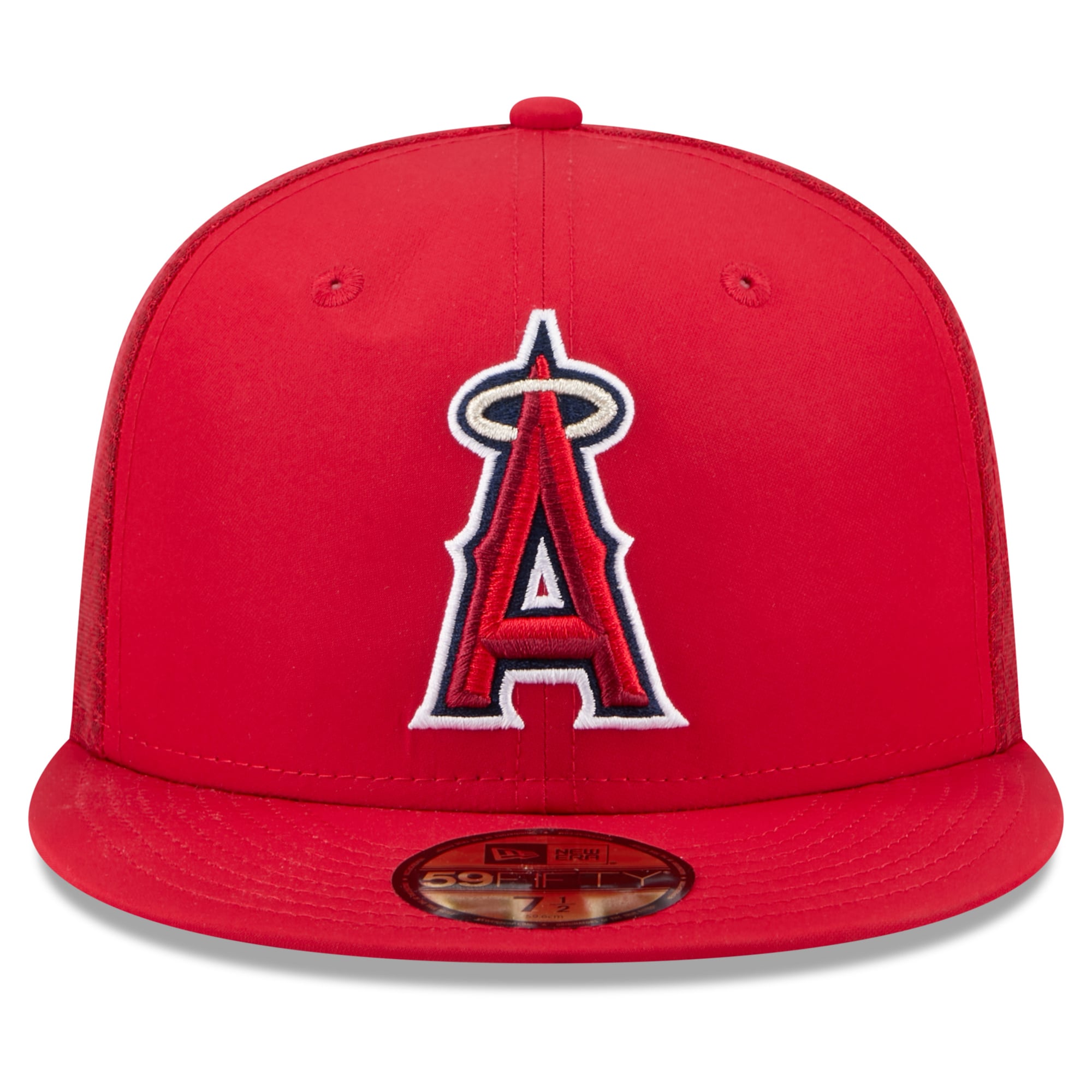 Youth New Era Red Los Angeles Angels Batting Practice 59FIFTY Fitted Hat
