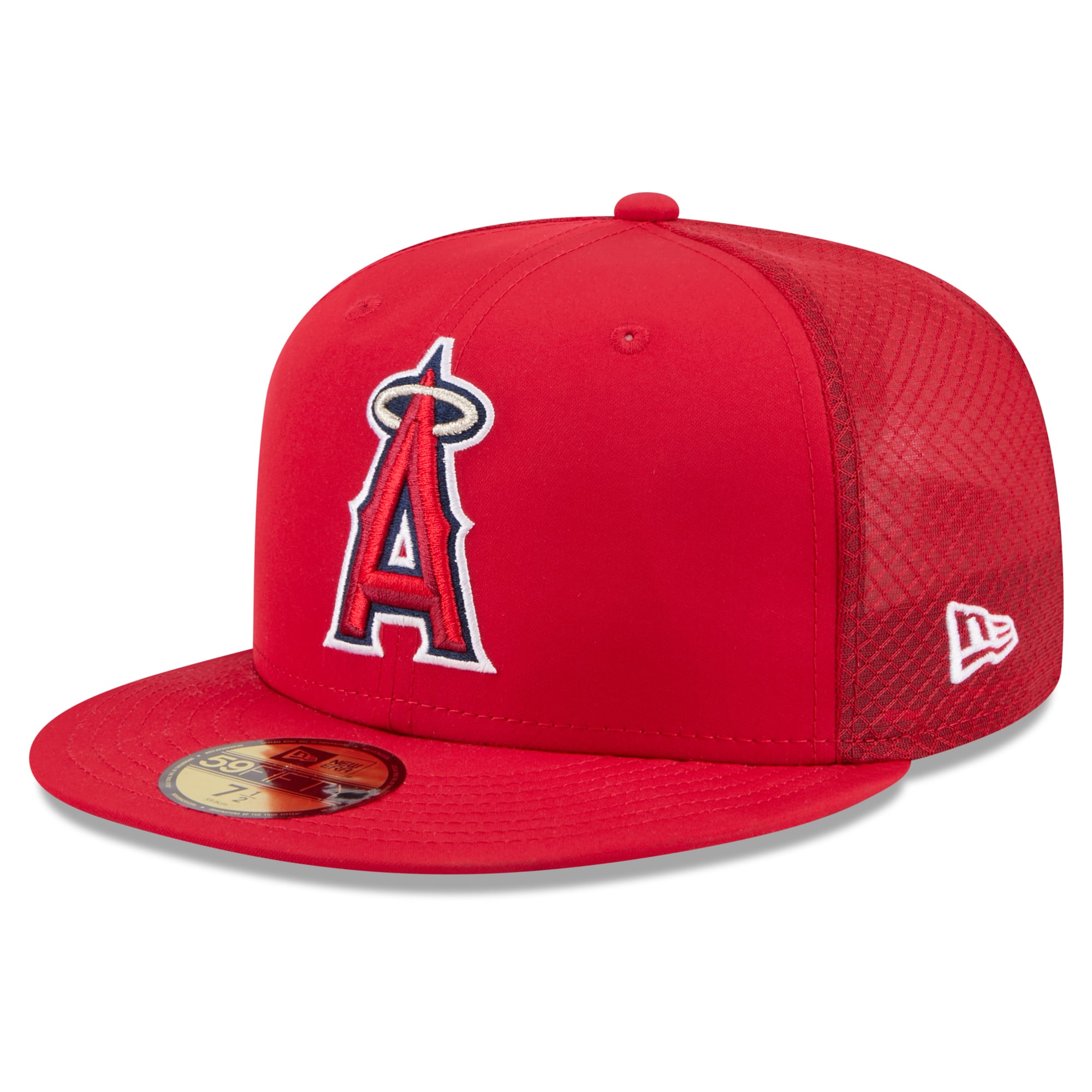 Youth New Era Red Los Angeles Angels Batting Practice 59FIFTY Fitted Hat