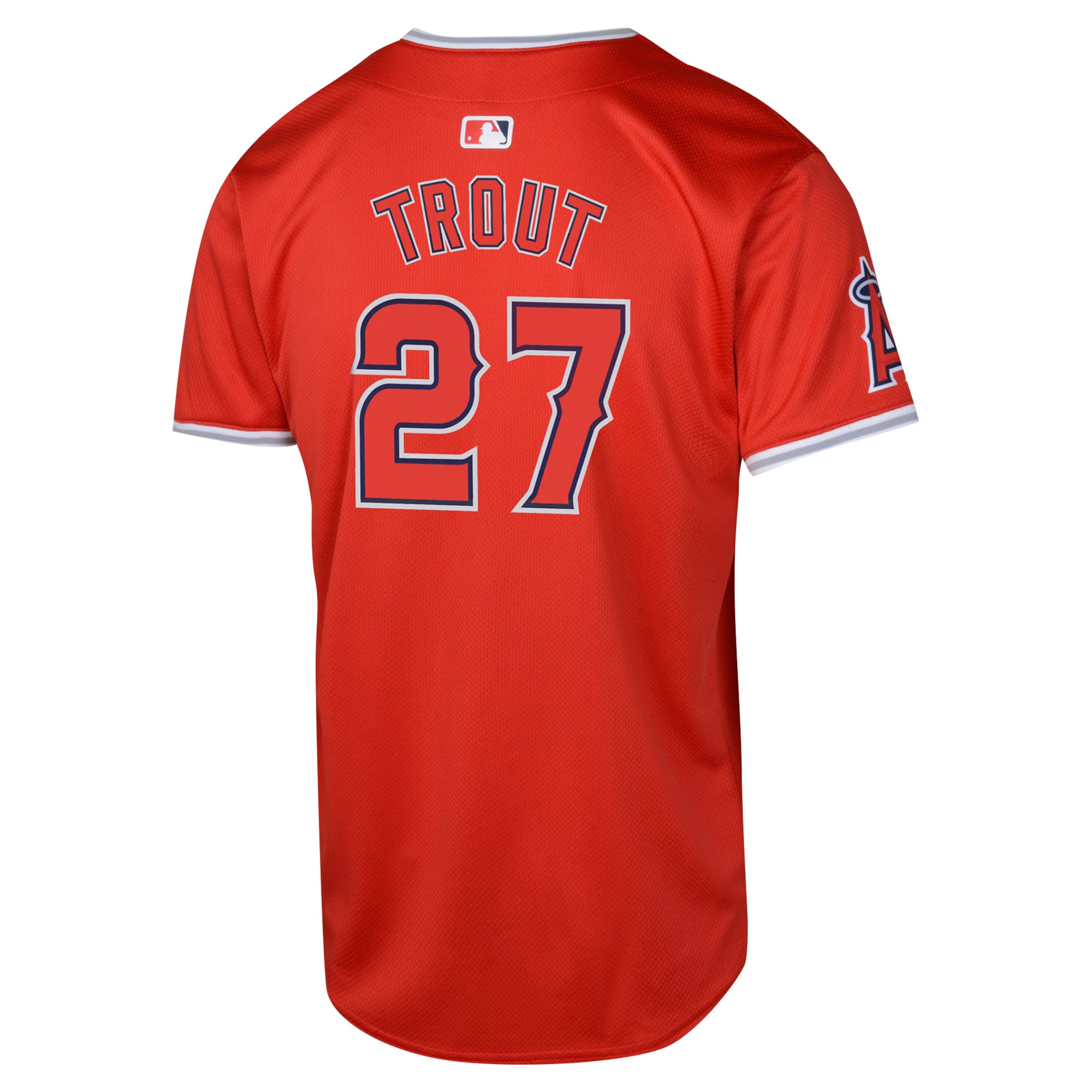Maillot de joueur alternatif limité Nike Mike Trout pour jeune, rouge des Los Angeles Angels