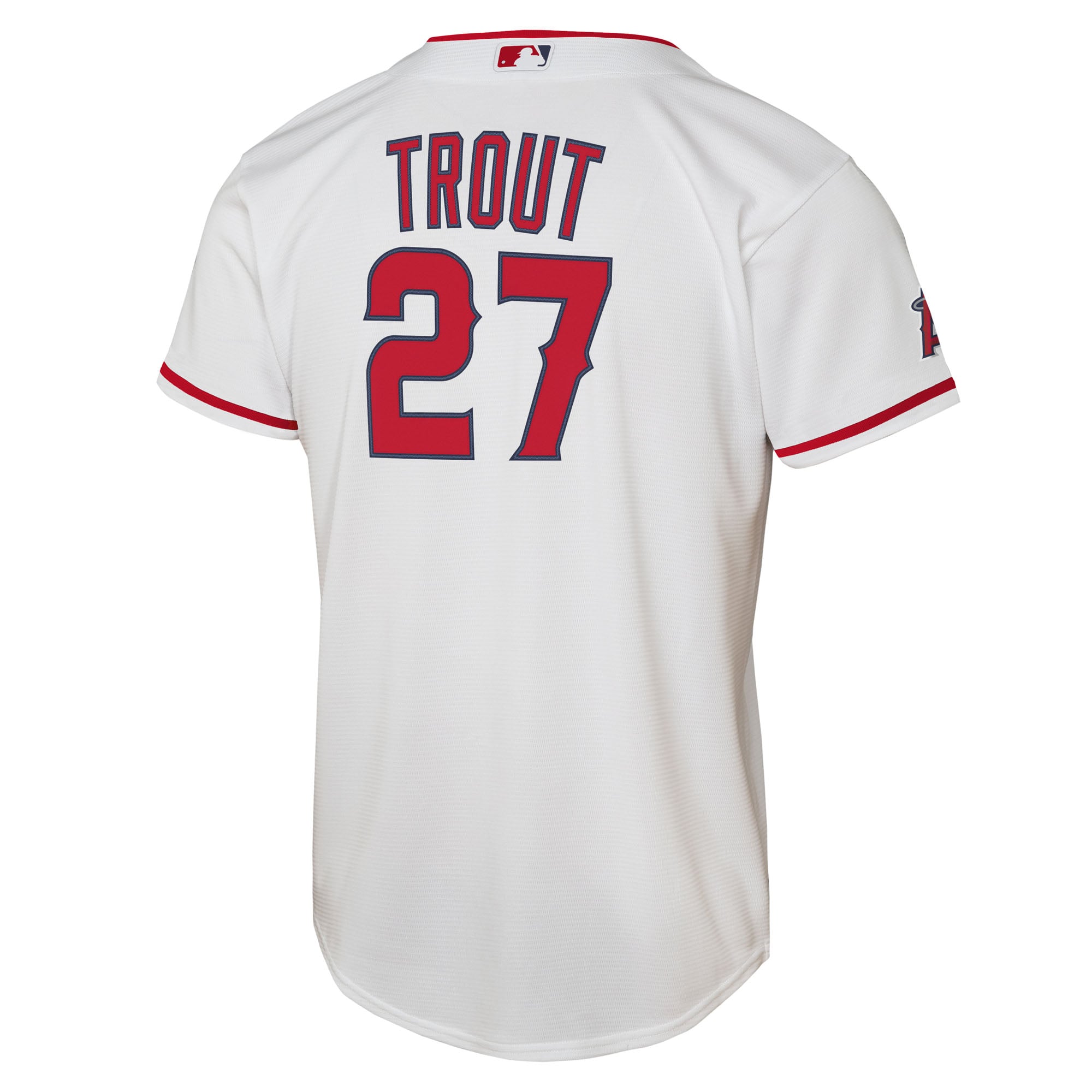 Youth Nike Mike Trout White Los Angeles Angels Home Stadium Jersey