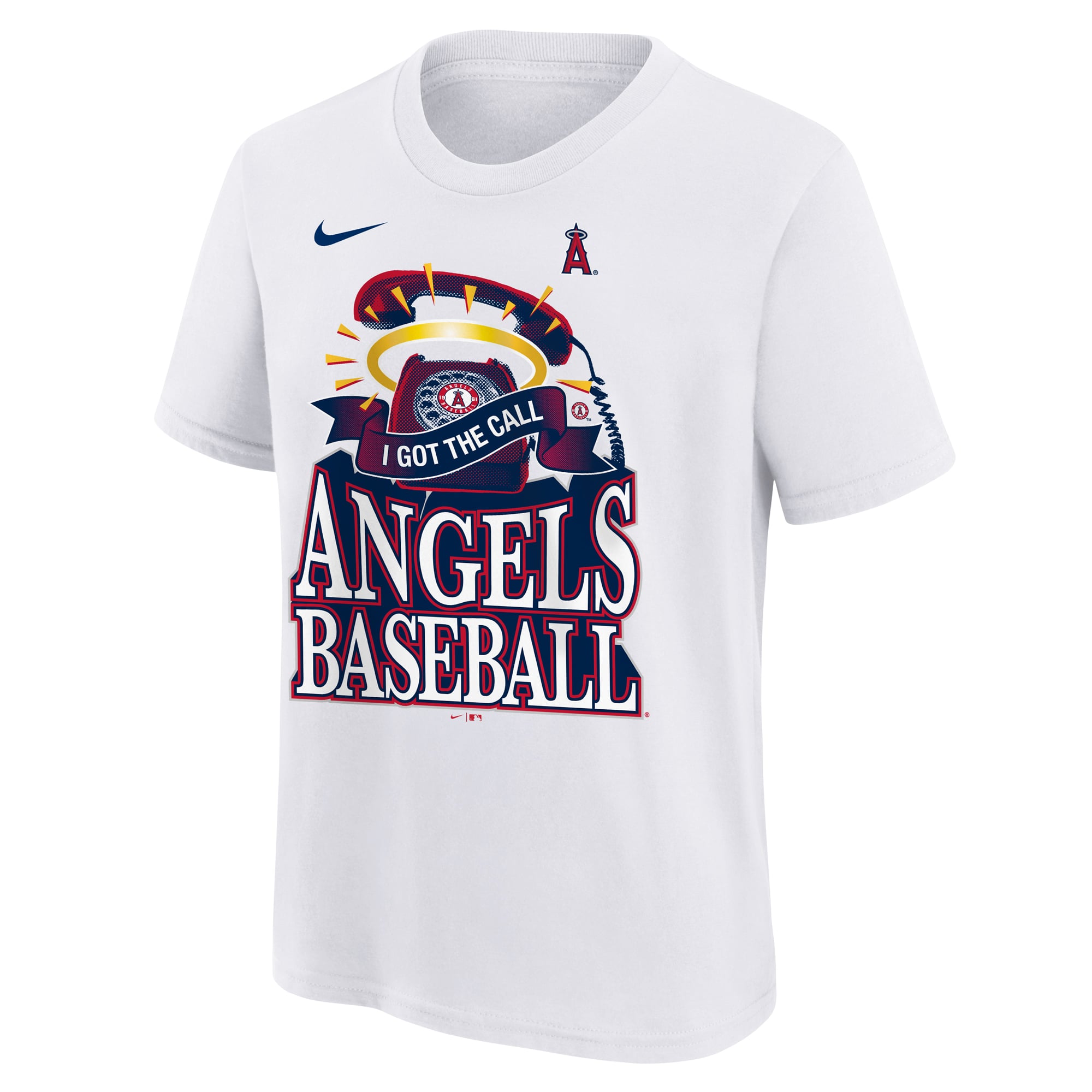 Youth Nike White Los Angeles Angels Hometown Collection T-Shirt