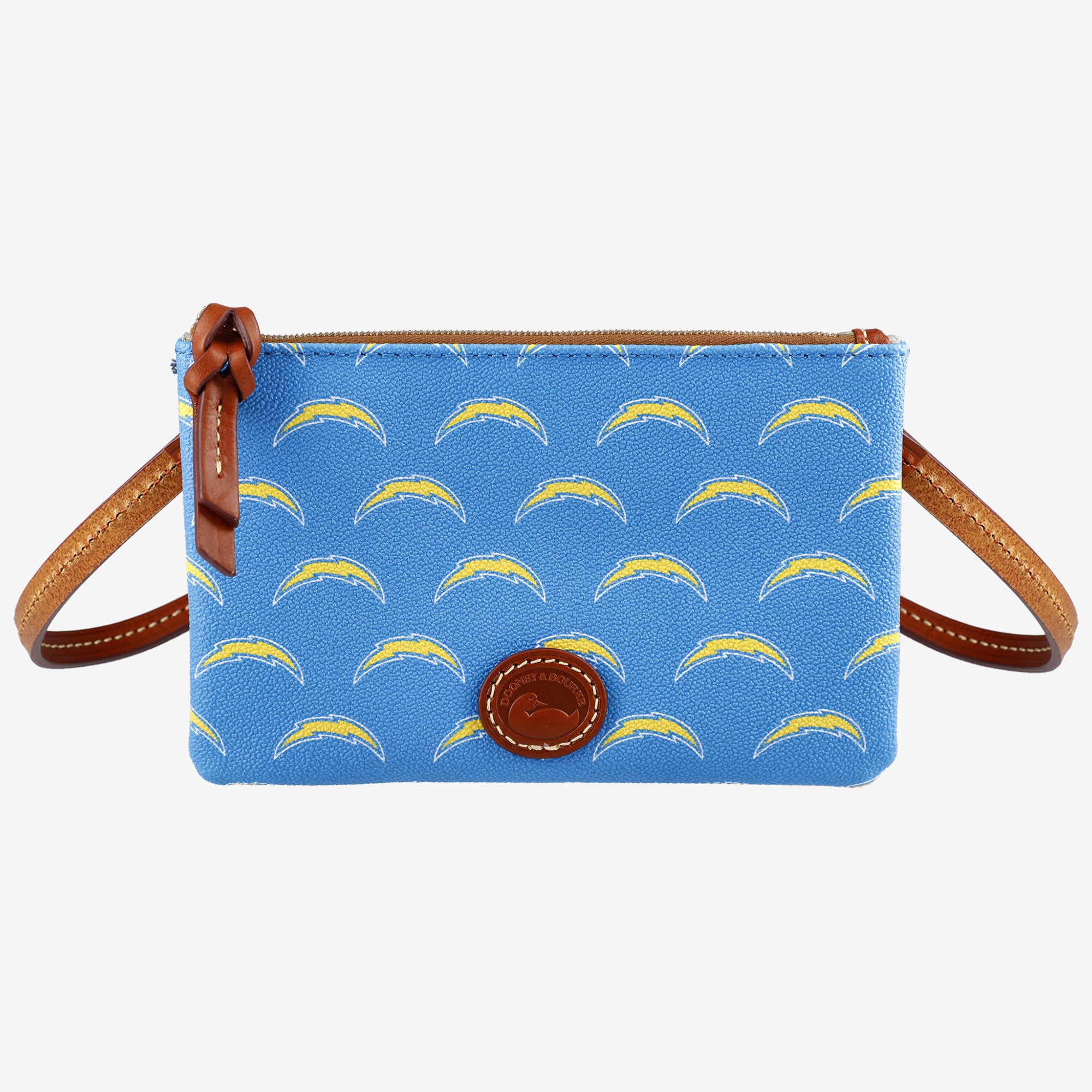 Dooney & Bourke Los Angeles Chargers Top Zip Crossbody Bag