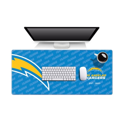Los Angeles Chargers IDNA 15.7" x 35.4" Logo Series Desk Pad