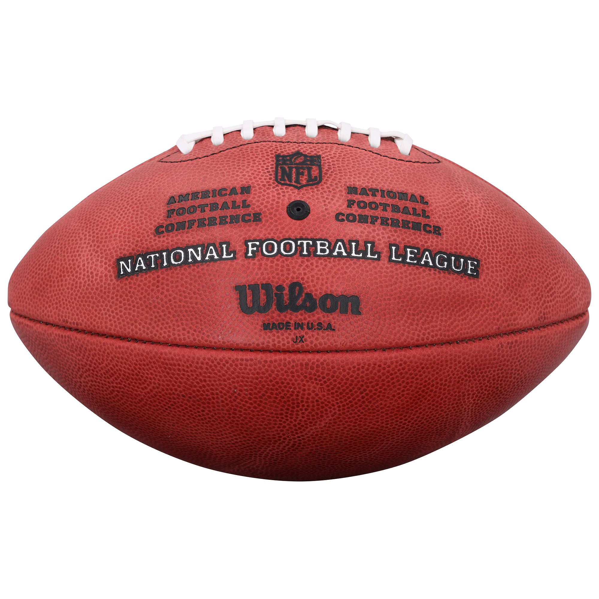 Ballon de football Wilson Duke en couleur, autographié par LaDainian Tomlinson (Los Angeles Chargers), avec inscription « HOF 17 ».