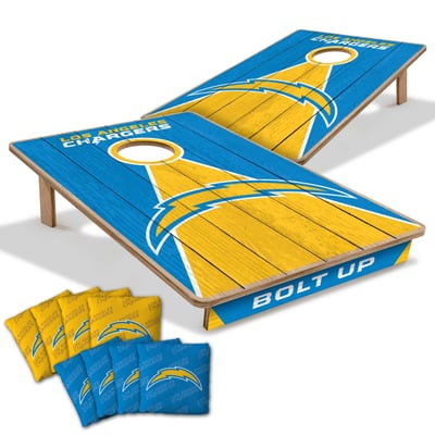 Los Angeles Chargers 2' x 3' Cornhole Game with Bags