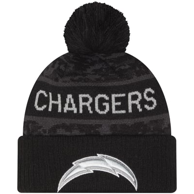 Gorro de punto New Era Salute To Service 2026 del Los Angeles Chargers