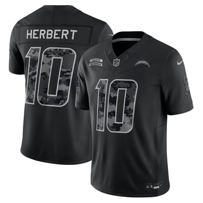 Camiseta Nike Salute To Service 2026 del Los Angeles Chargers - Justin Herbert - Hombre