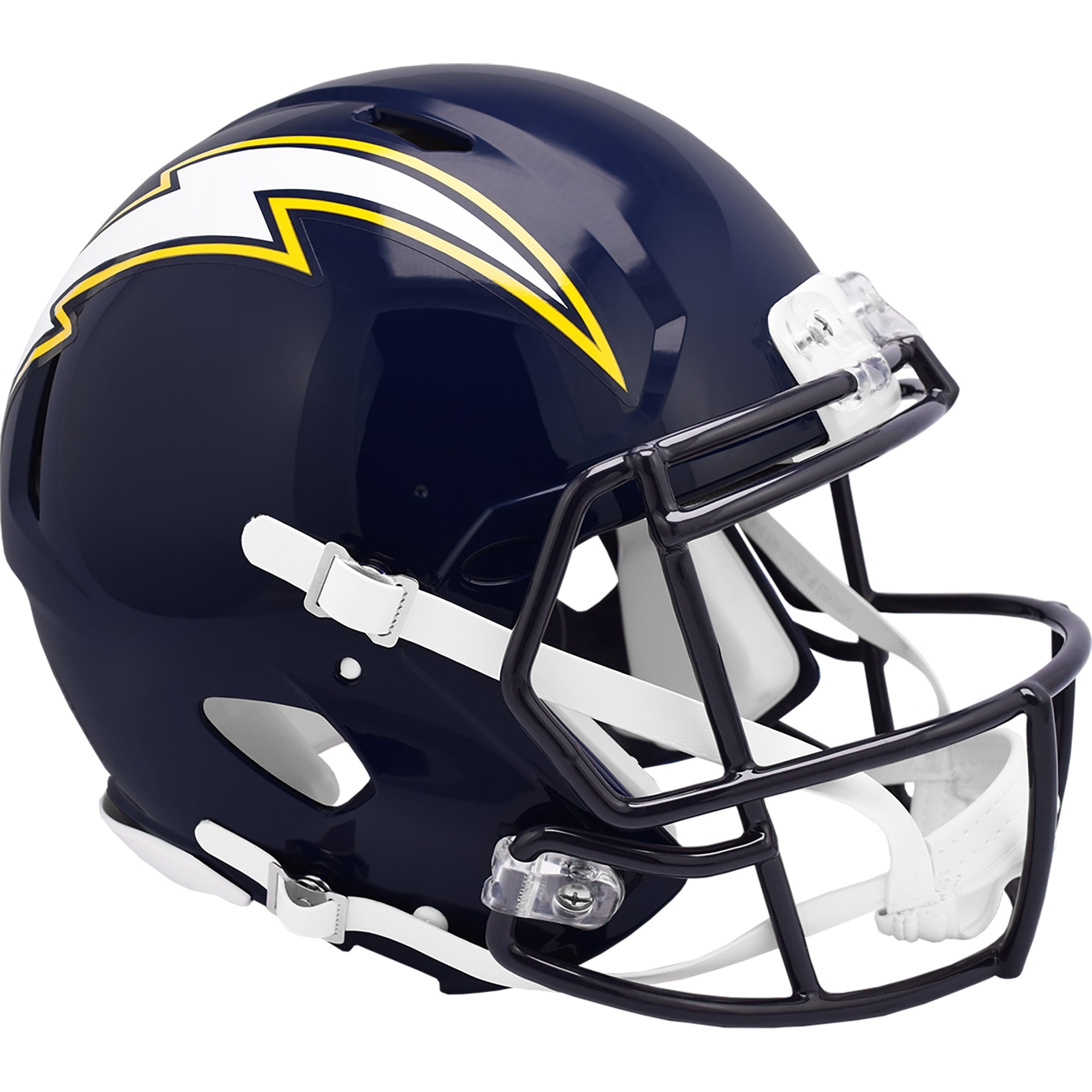 Casque authentique taille réelle Los Angeles Chargers Riddell Throwback Collection 1988-2006 Speed