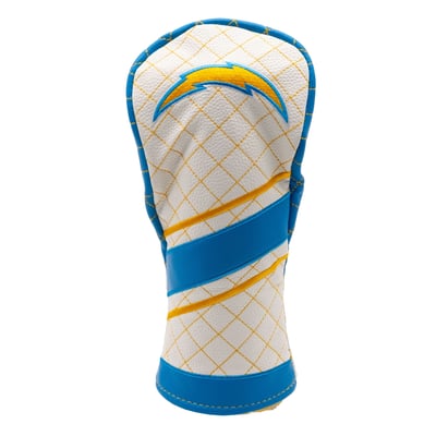 Los Angeles Chargers Striped Quilted Fairway Headcover