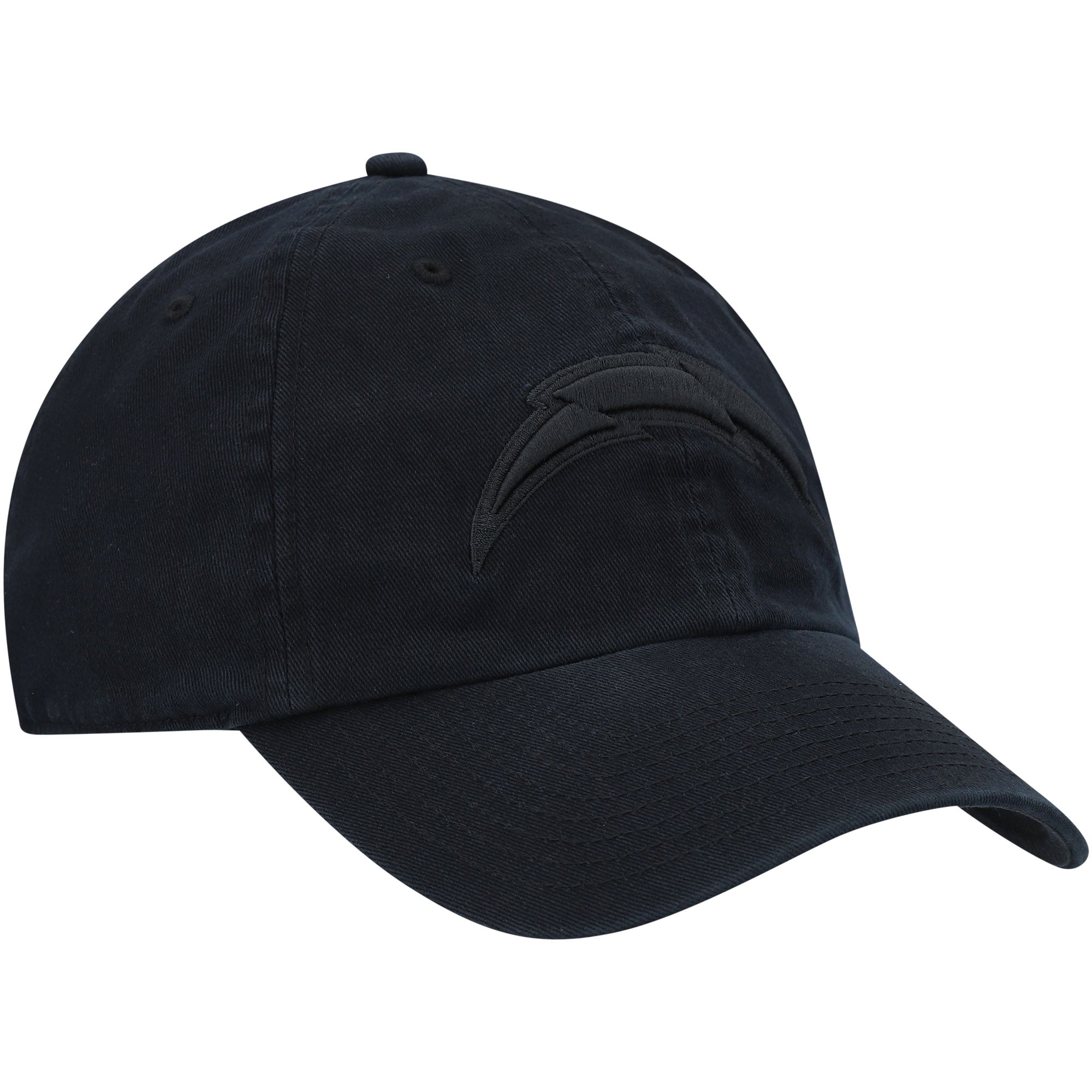 Casquette ajustable noire pour homme Los Angeles Chargers, modèle 47, coloris ton sur ton.