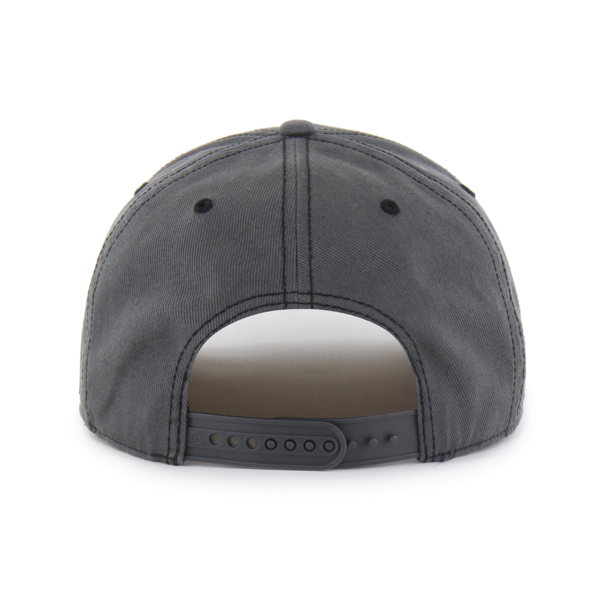 Men's '47 Charcoal Los Angeles Chargers Calderwood Well Worn Hitch Adjustable Hat