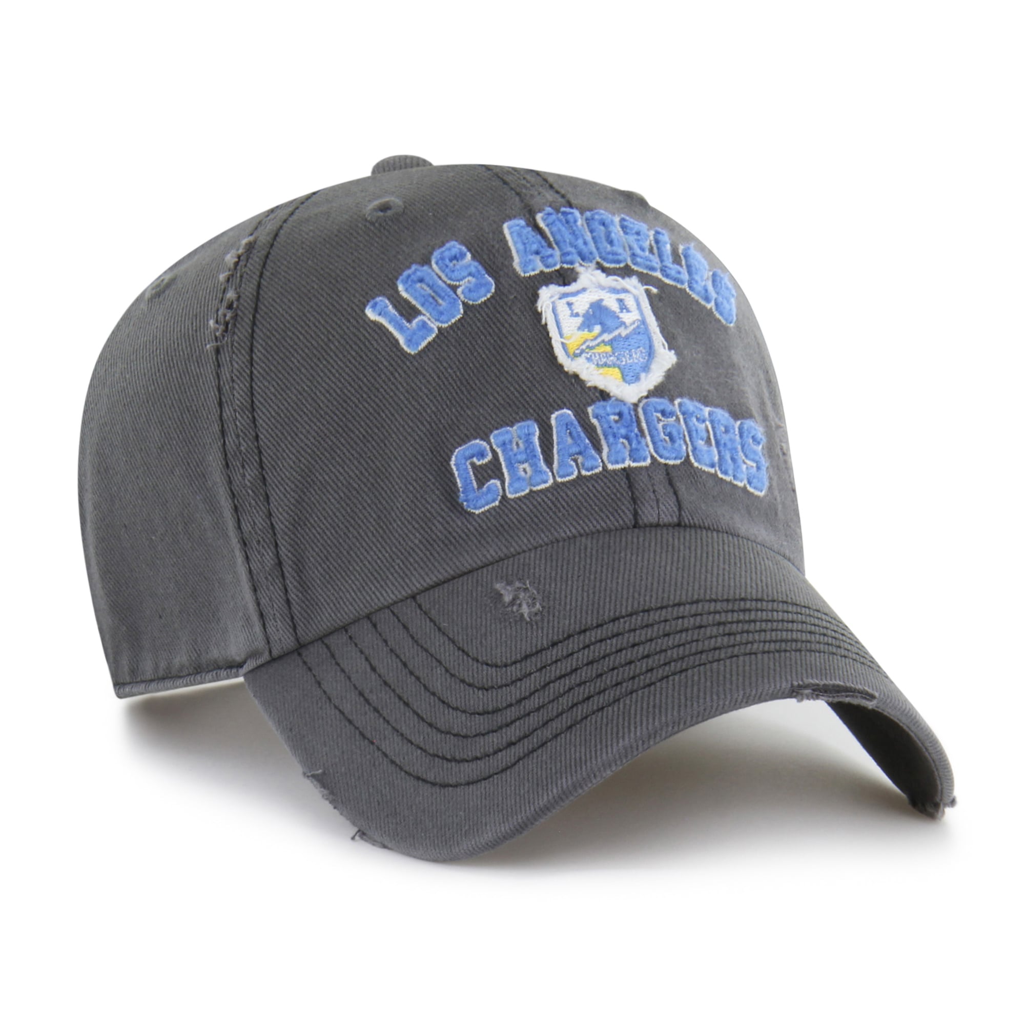 Casquette ajustable Seymoore Clean Up Los Angeles Chargers '47 Charcoal pour homme