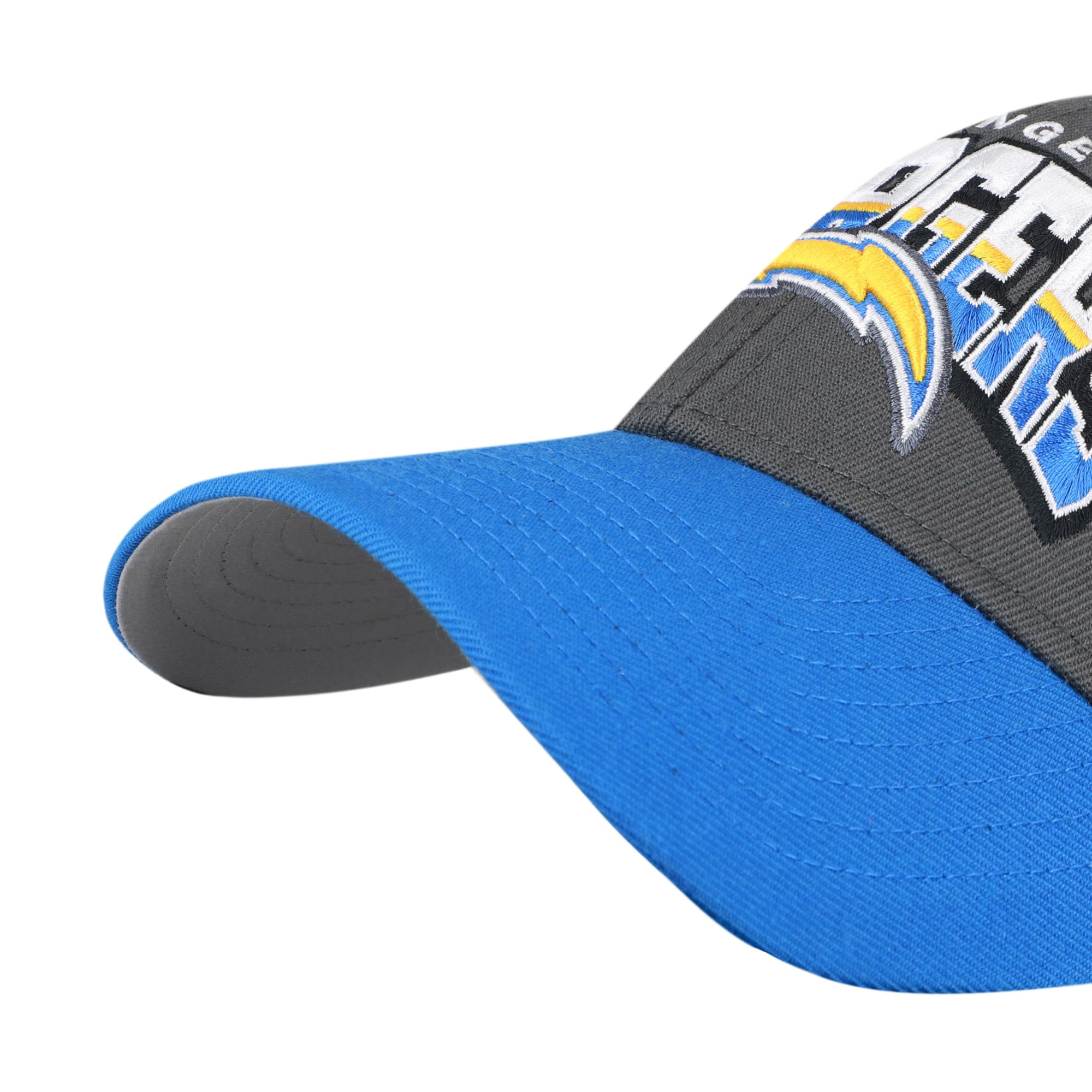 Casquette ajustable pour homme '47 Charcoal Los Angeles Chargers Split Block MVP