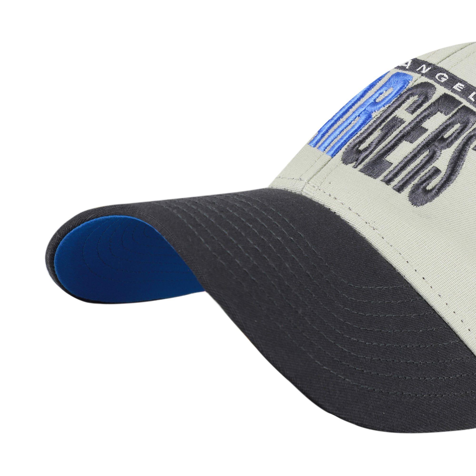 Casquette ajustable pour homme « 47 » grise/noire Los Angeles Chargers, inscription demi-bloc MVP