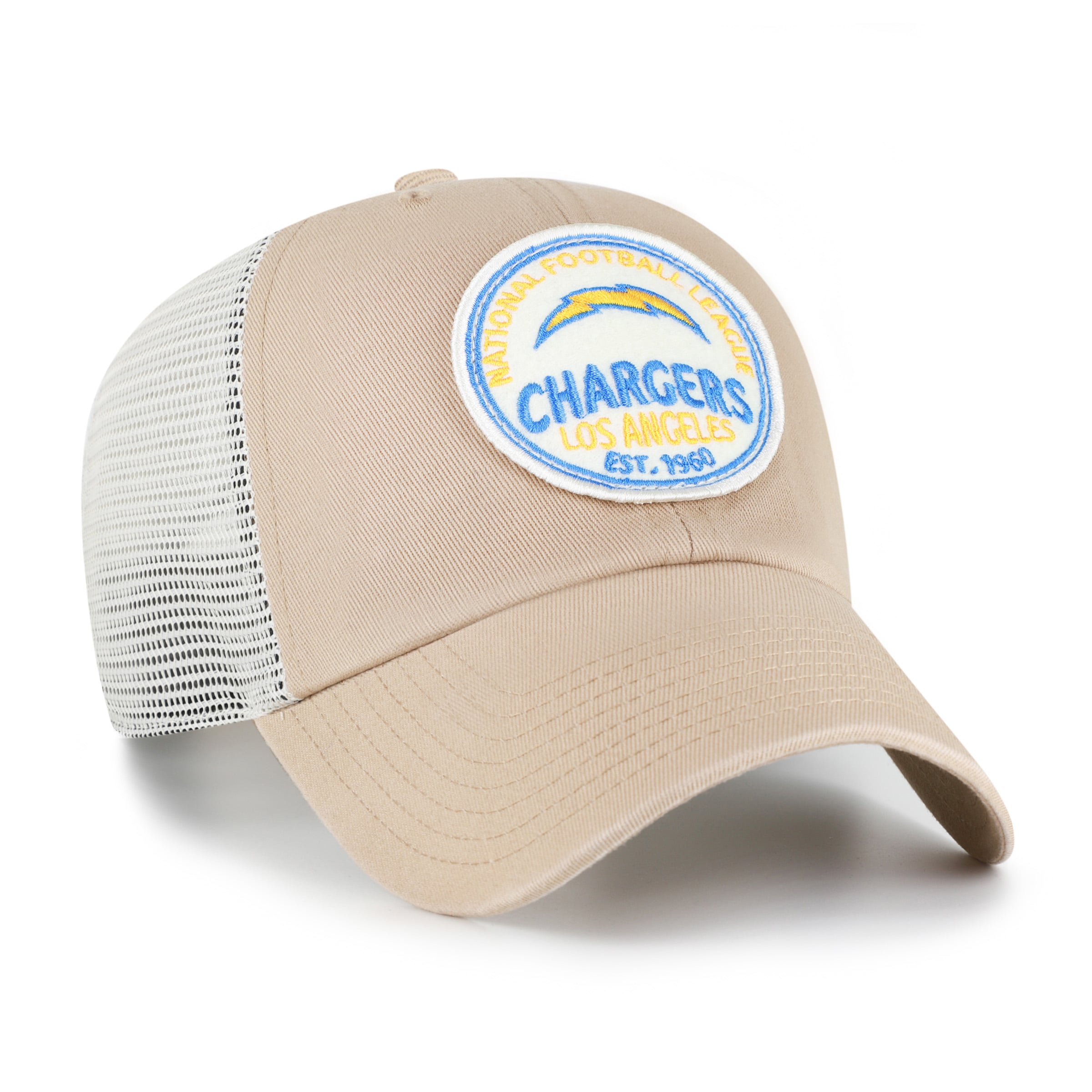 Casquette ajustable kaki '47 Los Angeles Chargers Felton Clean Up pour homme