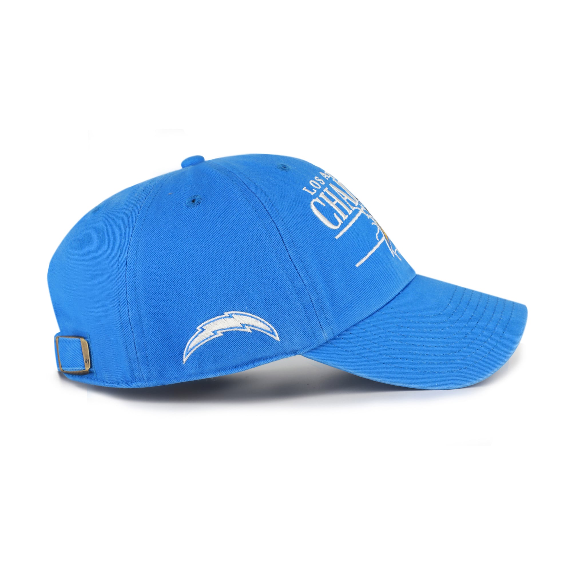 Casquette ajustable pour homme, style rétro, bleu poudre, Los Angeles Chargers, modèle 47