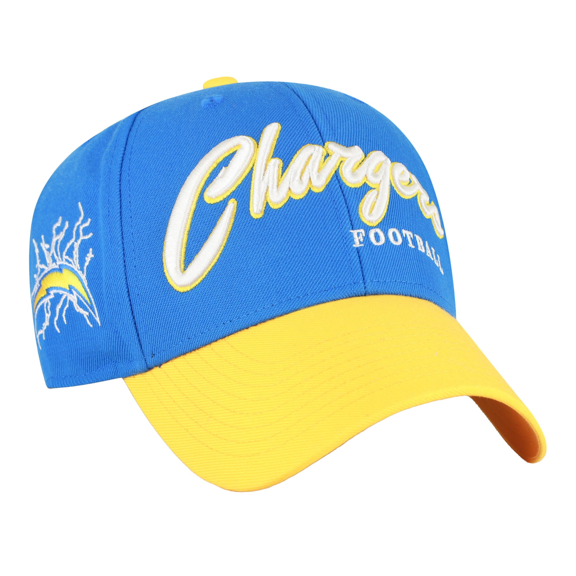 Casquette ajustable rétro MVP des Chargers de Los Angeles, bleu poudre, modèle 47