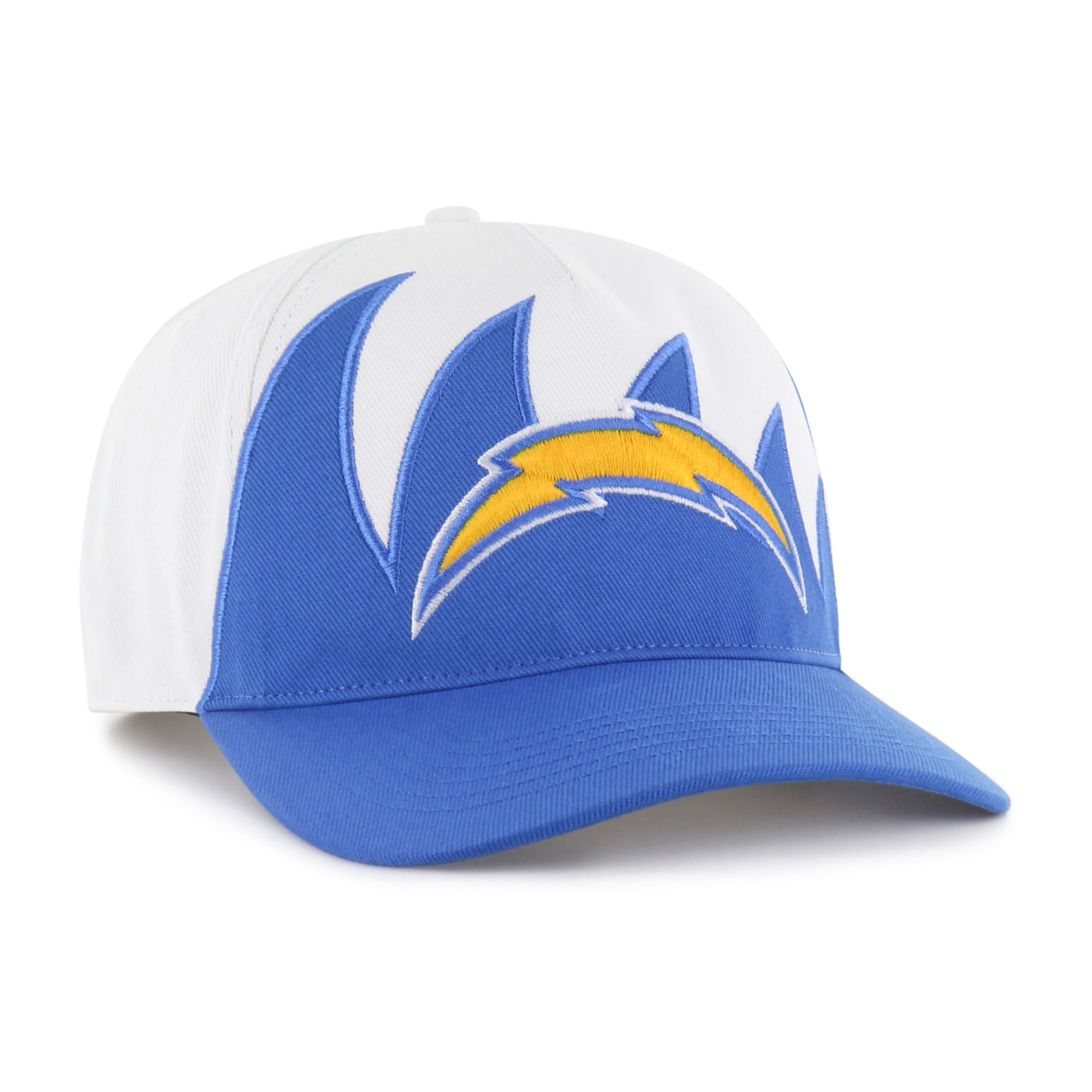 Men's '47 White Los Angeles Chargers Jagged Hitch Adjustable Hat