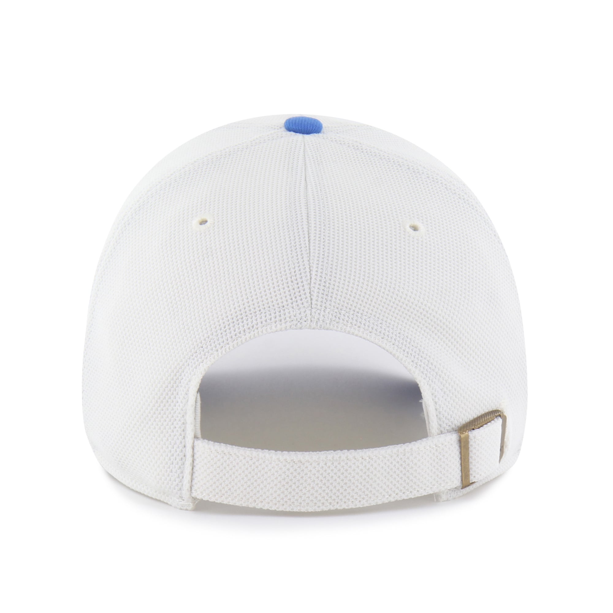 Men's '47 White/Blue Los Angeles Chargers Pique Patch Clean Up Adjustable Hat