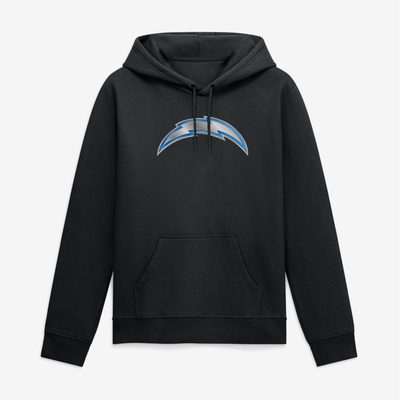 Los Angeles Chargers Big & Tall Metallic Mascot Hoodie - Black