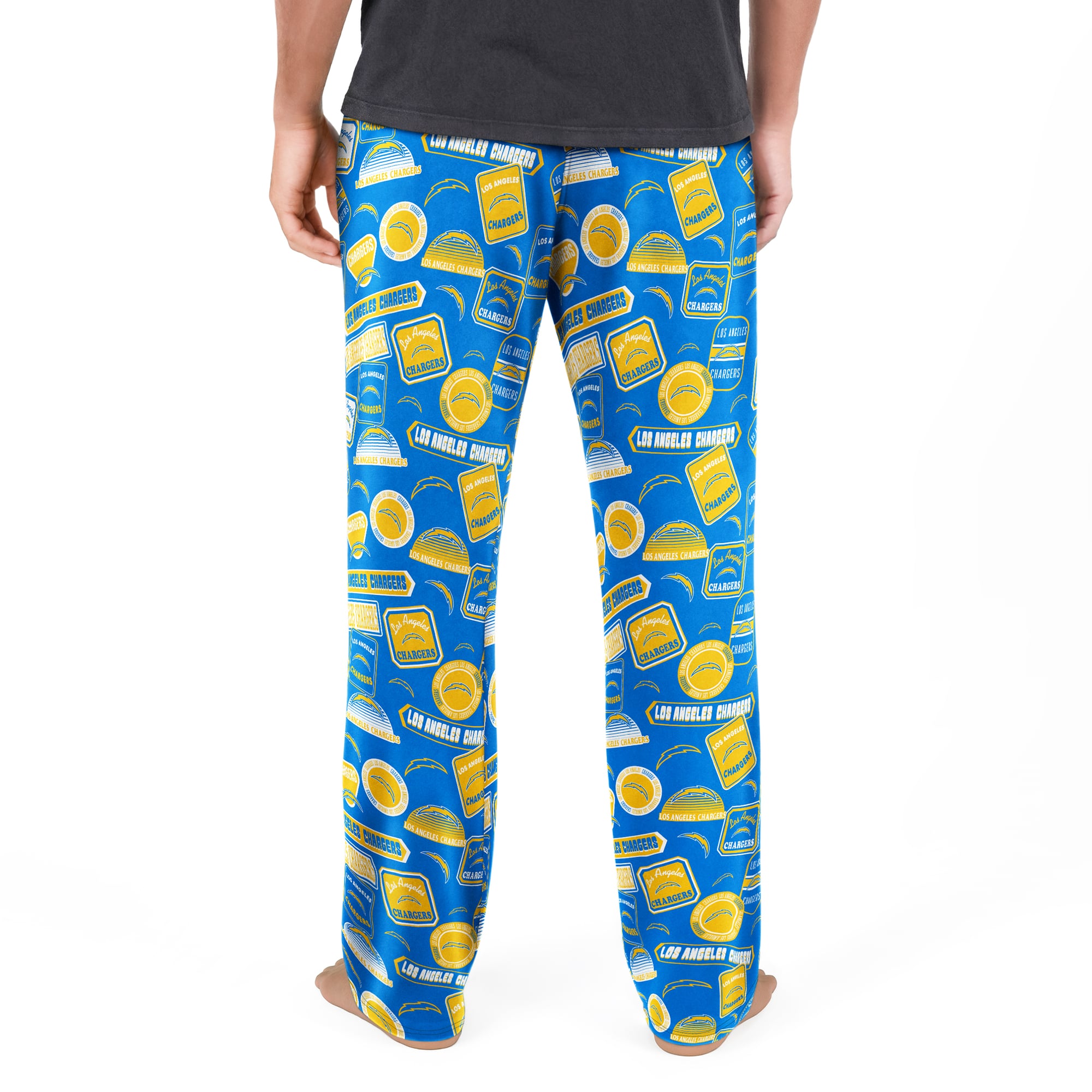 Men's Concepts Sport Powder Blue Los Angeles Chargers Grady Sleep Pants