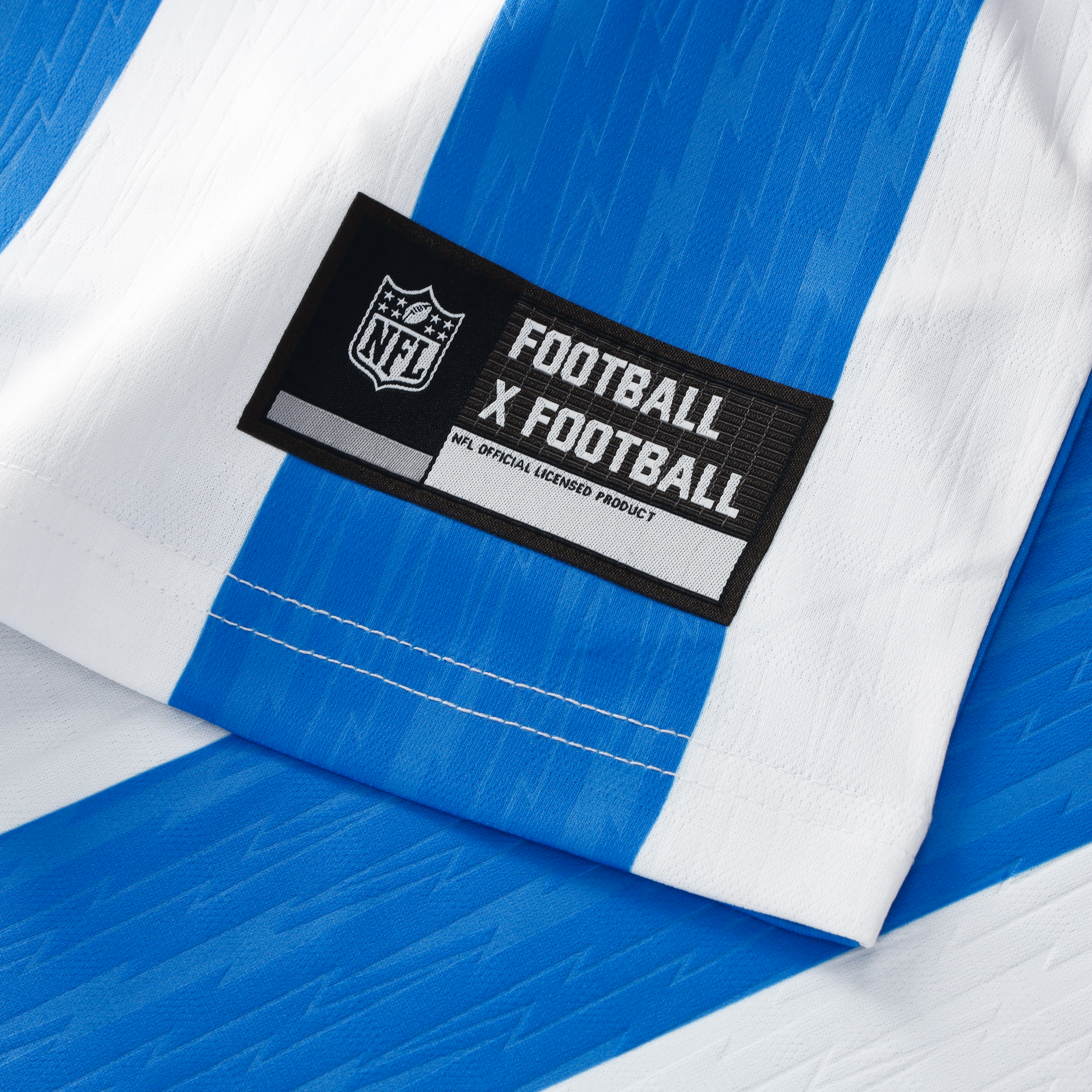 T-shirt de football américain Los Angeles Chargers bleu et blanc pour homme (Fanatics)