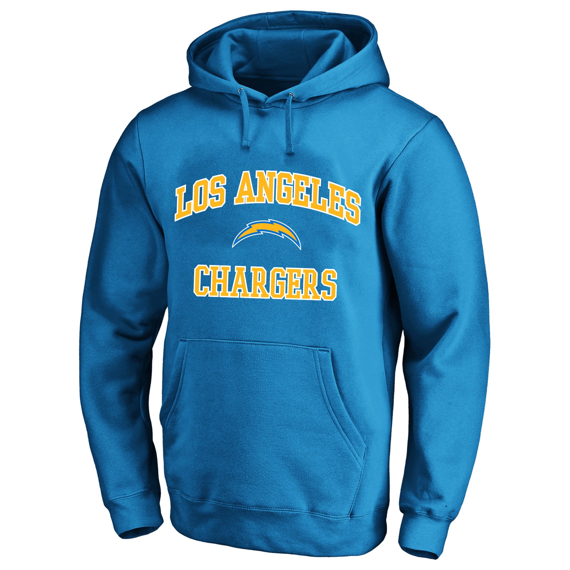 Sweat à capuche Fanatics bleu poudré pour homme, Los Angeles Chargers, grandes tailles, motif cœur et âme