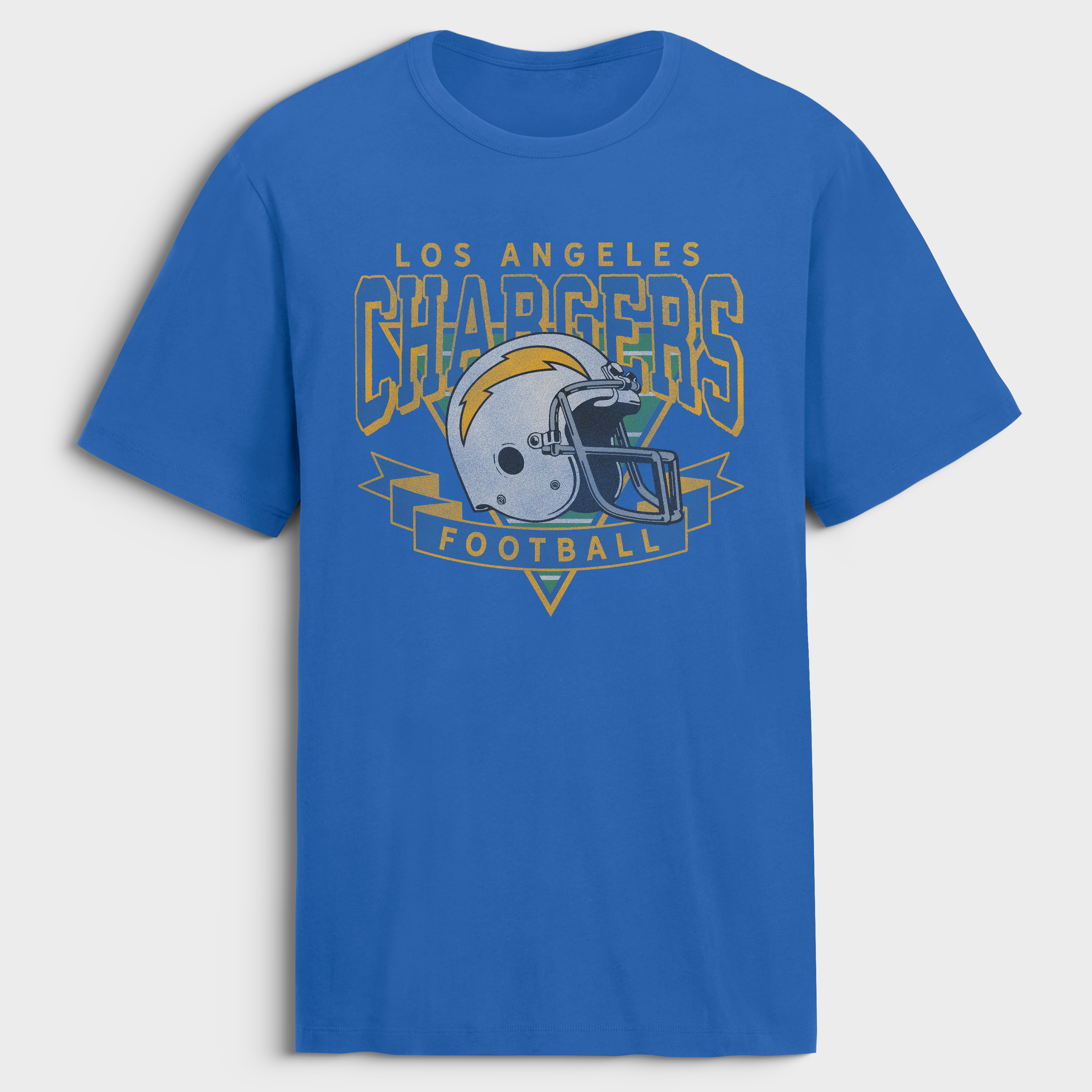 T-shirt en coton Fanatics bleu poudre Los Angeles Chargers Old Fashion Rushing Legacy pour homme