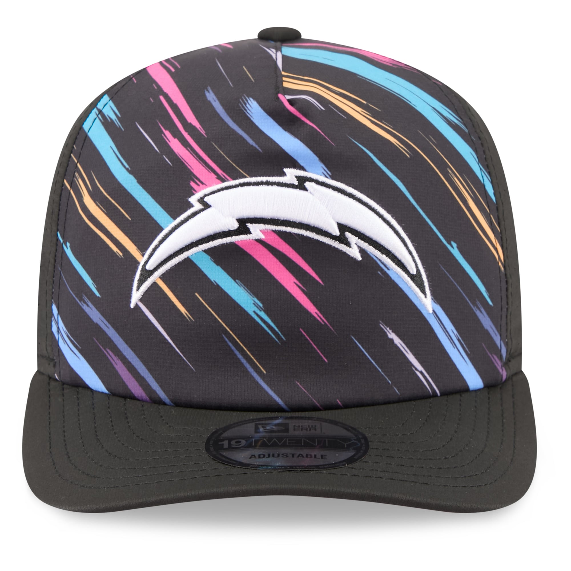 Men's New Era Black Los Angeles Chargers 2026 NFL Crucial Catch 19TWENTY Adjustable Hat