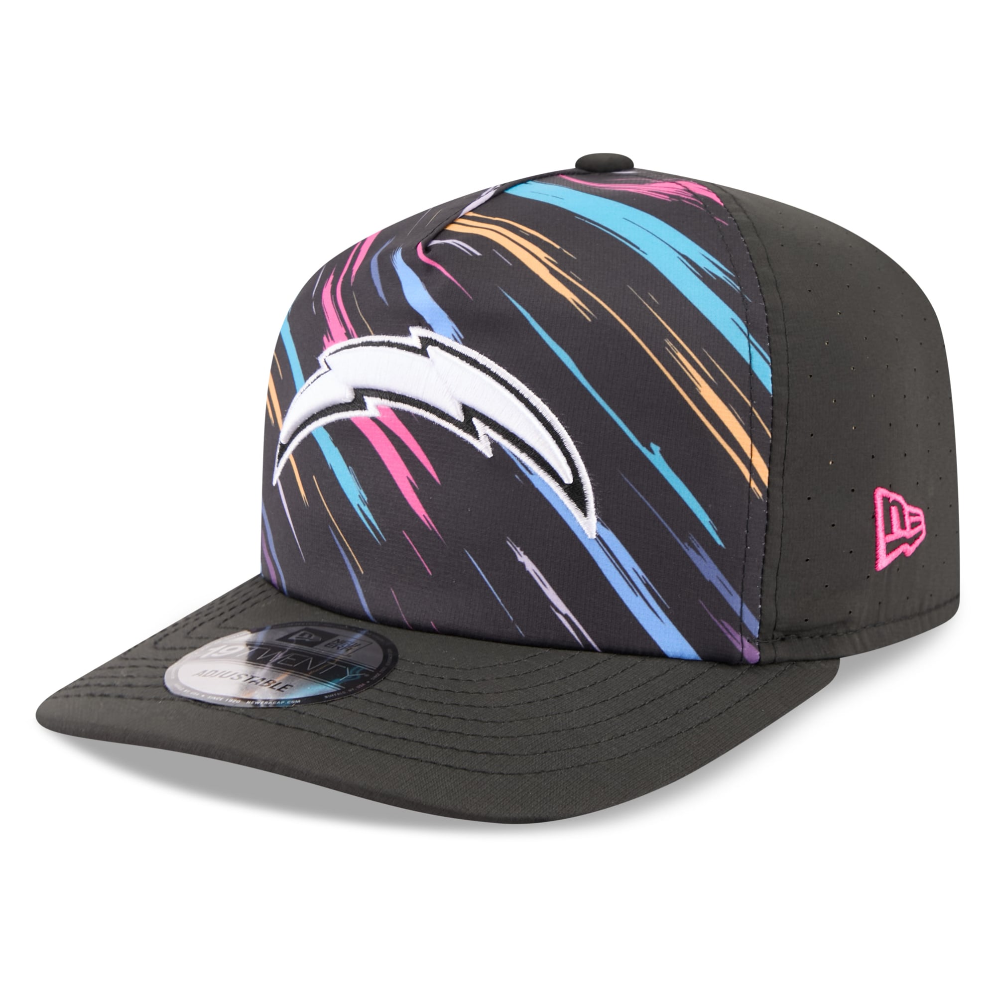Men's New Era Black Los Angeles Chargers 2026 NFL Crucial Catch 19TWENTY Adjustable Hat