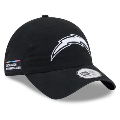 Los Angeles Chargers New Era 2026 NFL Crucial Catch Casual Classic Adjustable Hat - Black