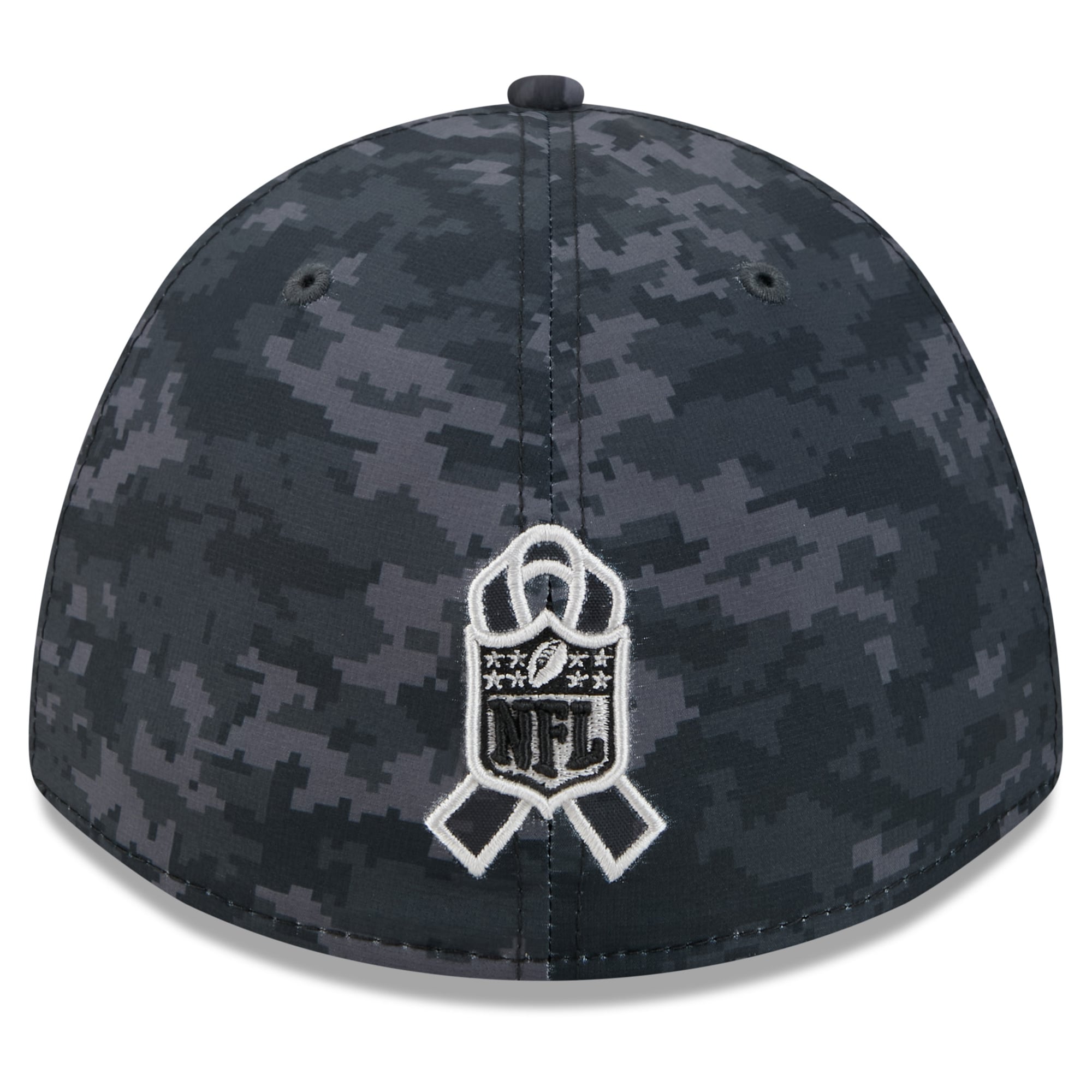 Casquette extensible New Era noire pour homme Los Angeles Chargers 2026 Salute To Service 39THIRTY M-Crown