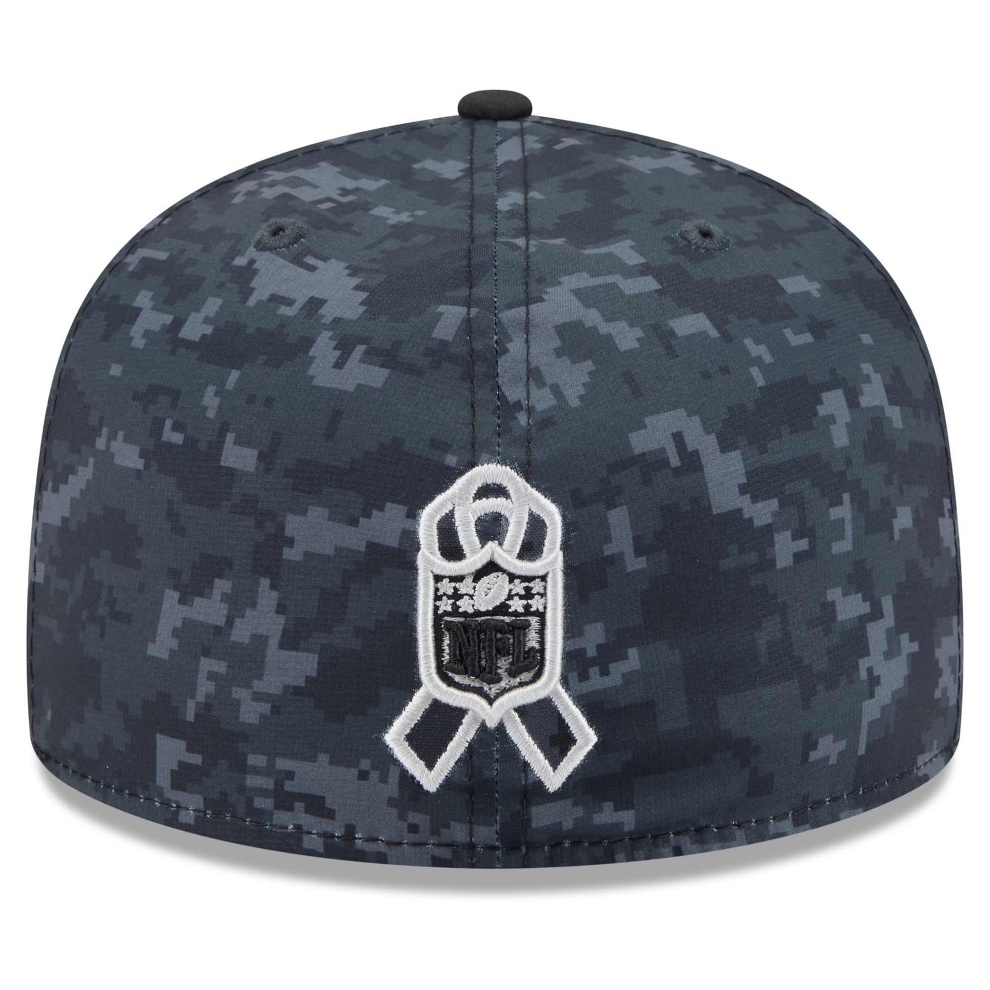 Casquette ajustée New Era noire pour homme Los Angeles Chargers 2026 Salute To Service 59FIFTY