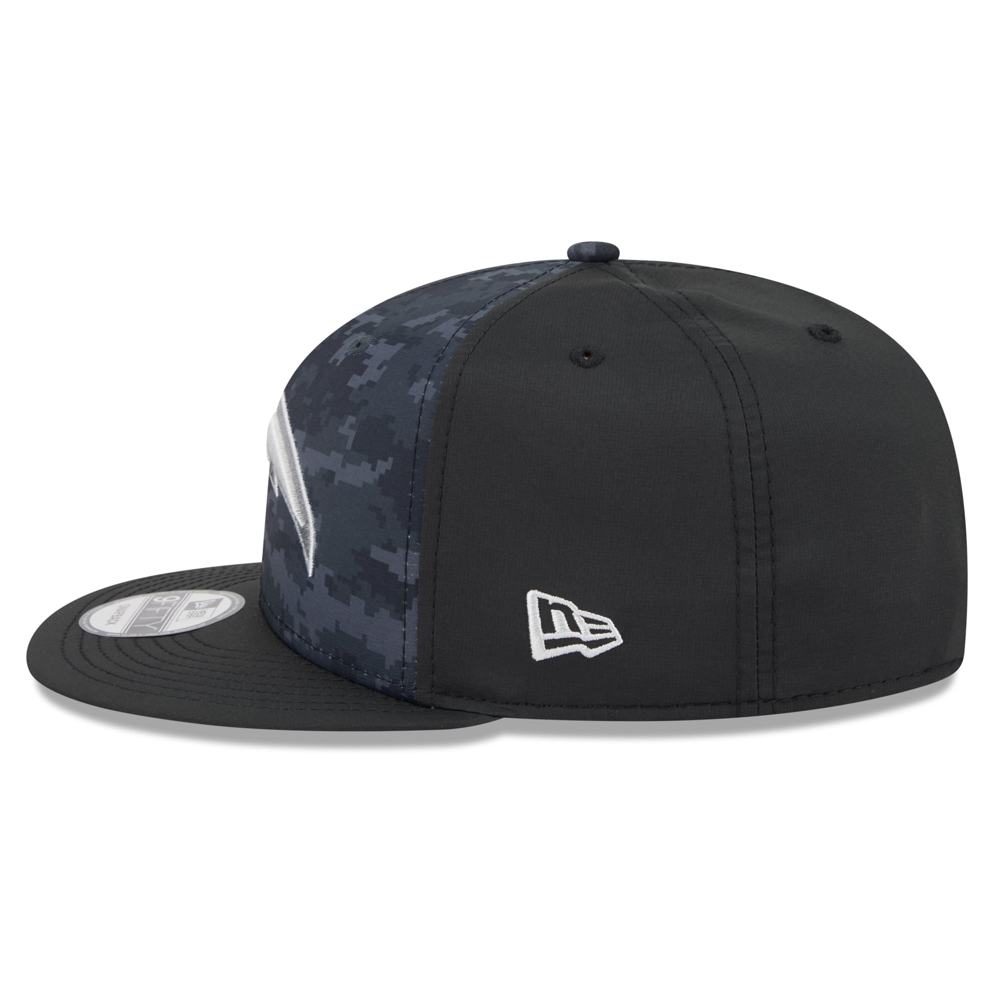 Casquette snapback New Era noire pour homme Los Angeles Chargers 2026 Salute To Service 9FIFTY