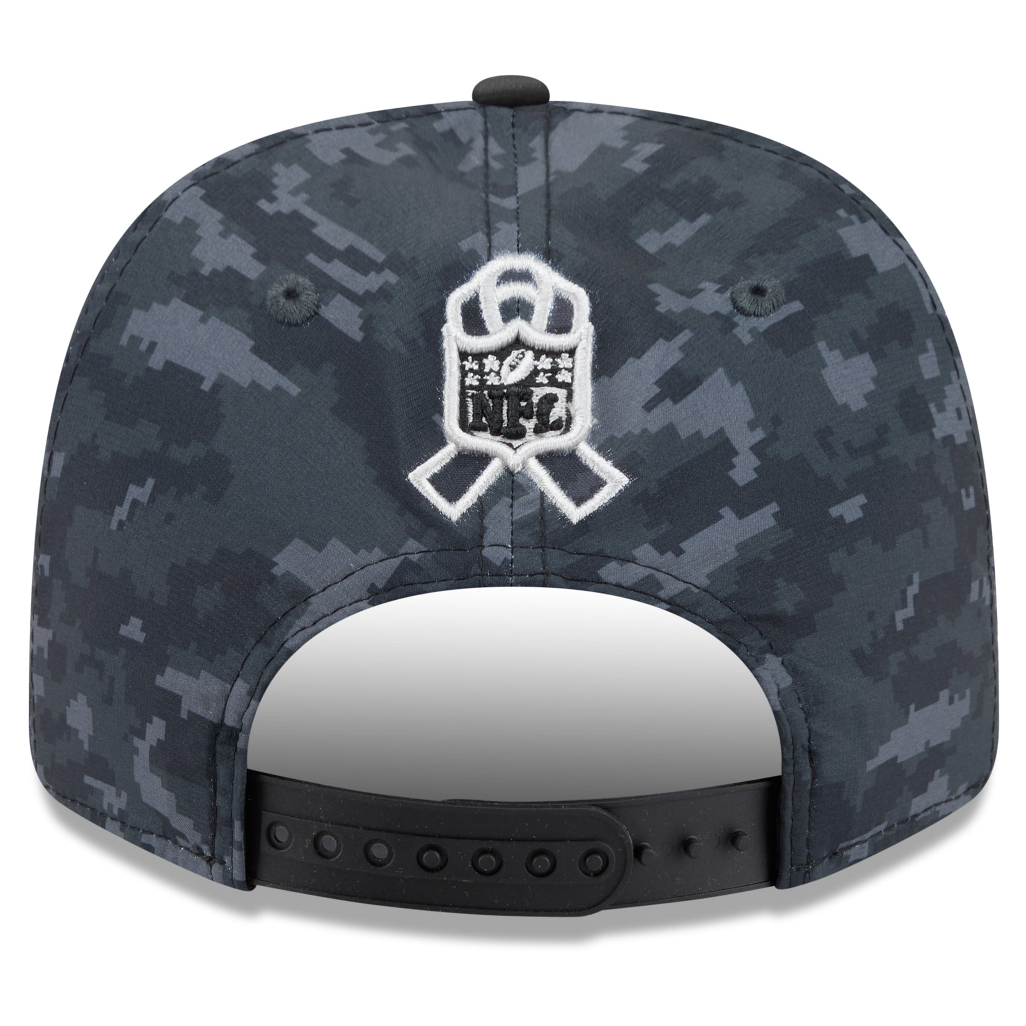 Casquette ajustable New Era noire pour homme Los Angeles Chargers 2026 Salute To Service 9SEVENTY
