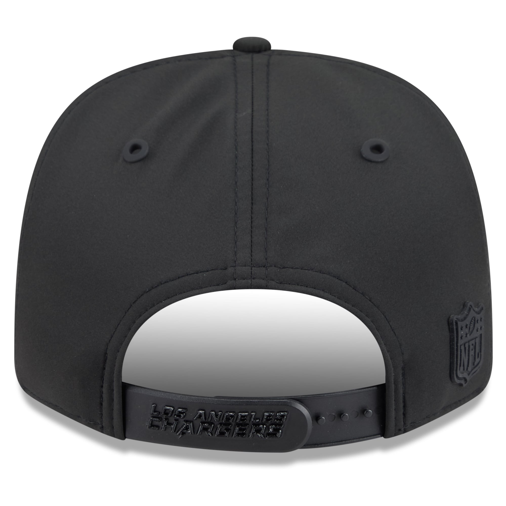 Casquette ajustable New Era noire Los Angeles Chargers 2026 Sideline 9SEVENTY pour homme