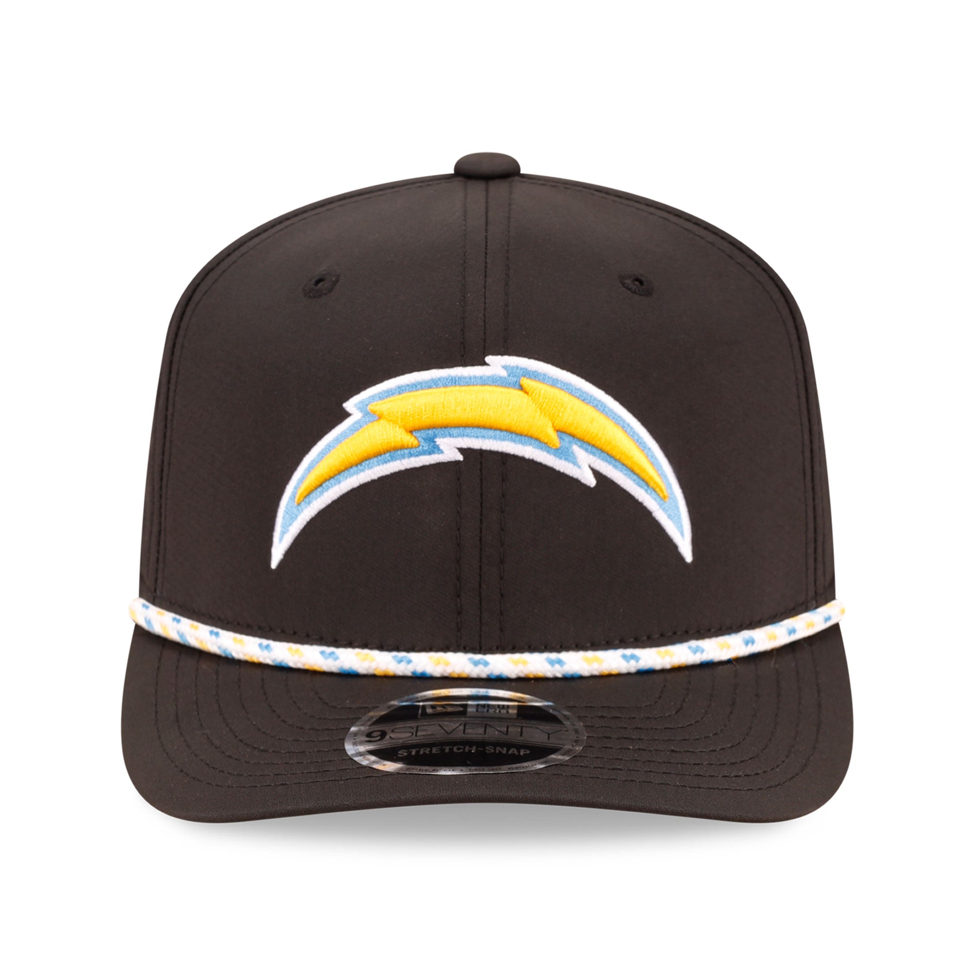 Casquette ajustable New Era noire Los Angeles Chargers 9SEVENTY pour homme