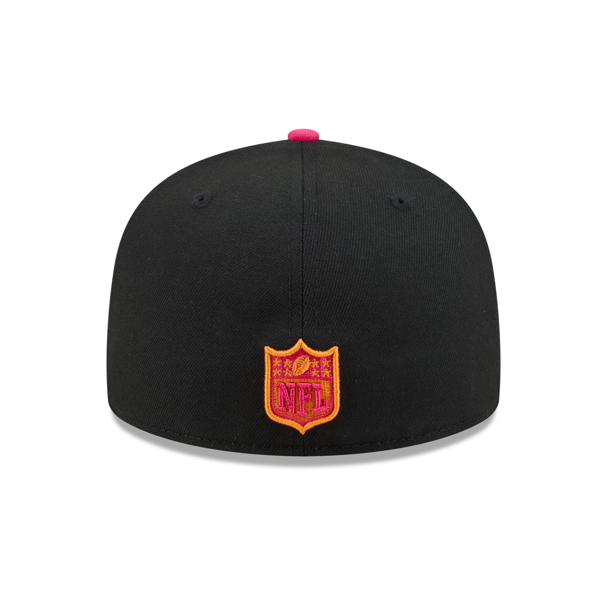 Casquette ajustée New Era 59FIFTY pour homme, noire et rose, Los Angeles Chargers, édition spéciale Jour des Morts