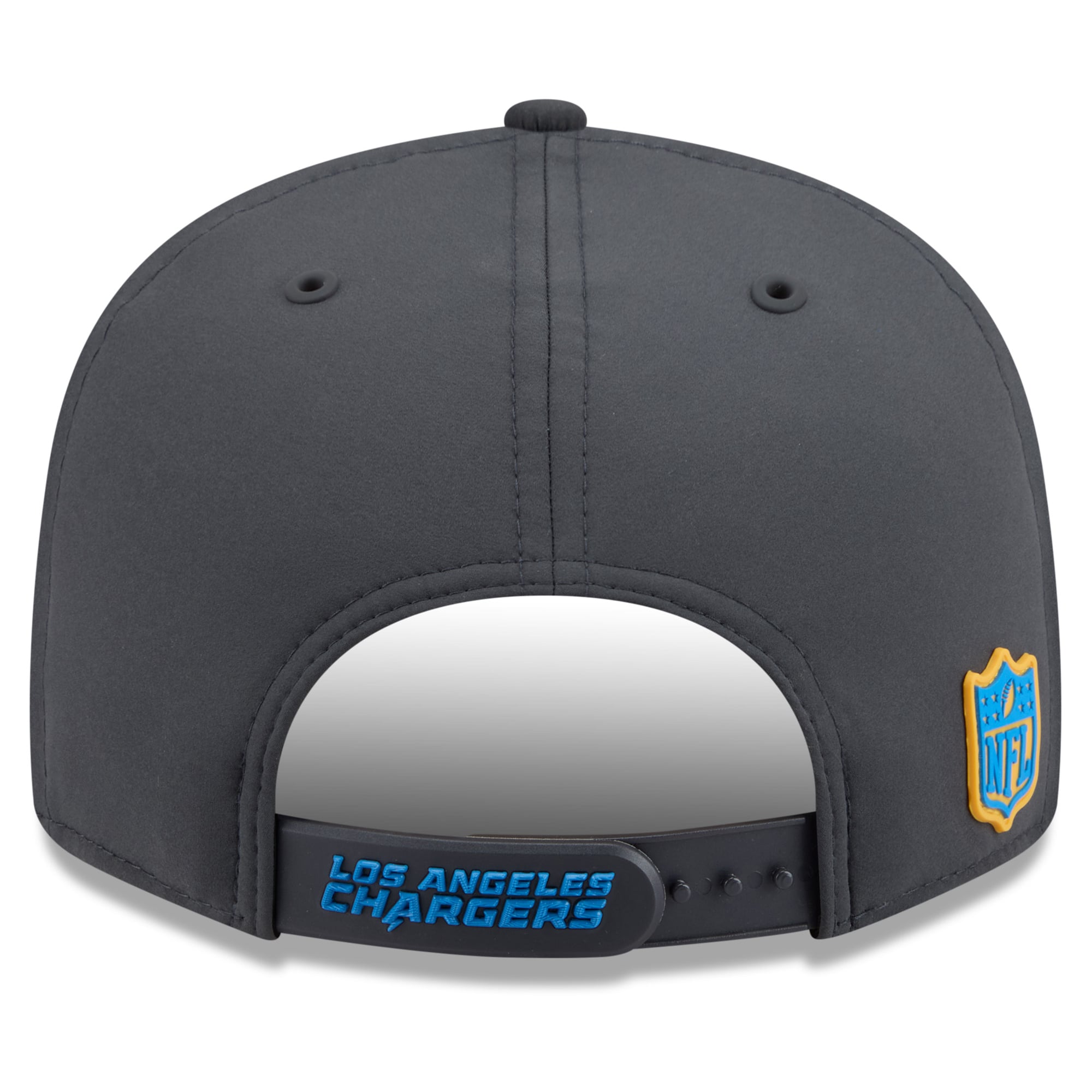Casquette snapback New Era 9FIFTY pour homme, couleur anthracite, Los Angeles Chargers, édition spéciale 2026, idéale pour les temps froids.
