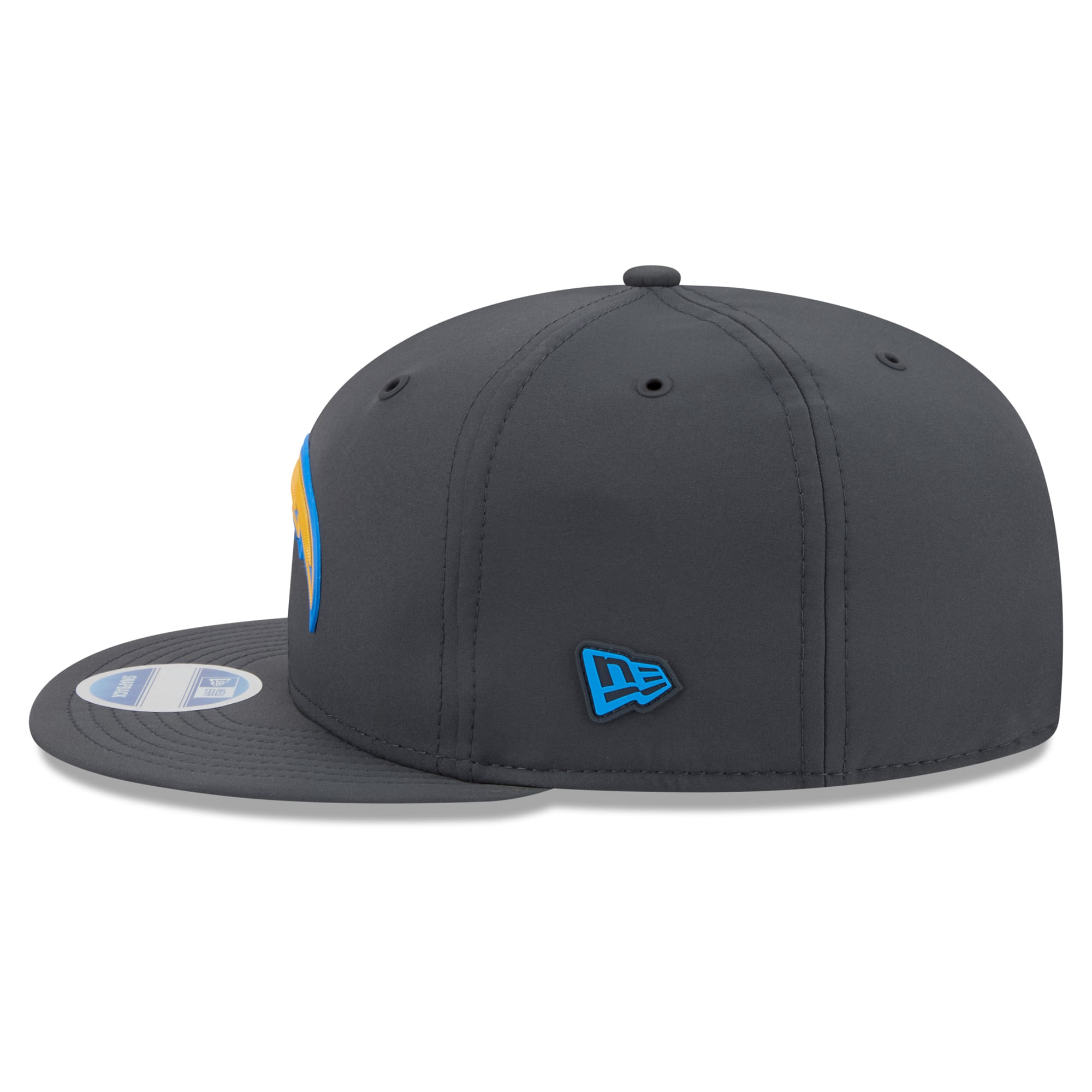 Casquette snapback New Era 9FIFTY pour homme, couleur anthracite, Los Angeles Chargers, édition spéciale 2026, idéale pour les temps froids.