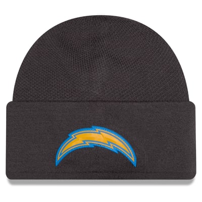 Los Angeles Chargers New Era 2026 Sideline Cold Weather  Skully Knit Hat - Charcoal