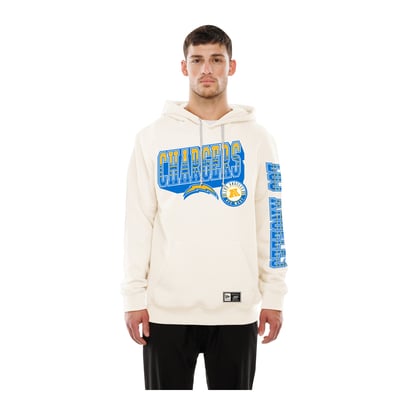  Los Angeles Chargers New Era Dune Dust Hoodie - Cream