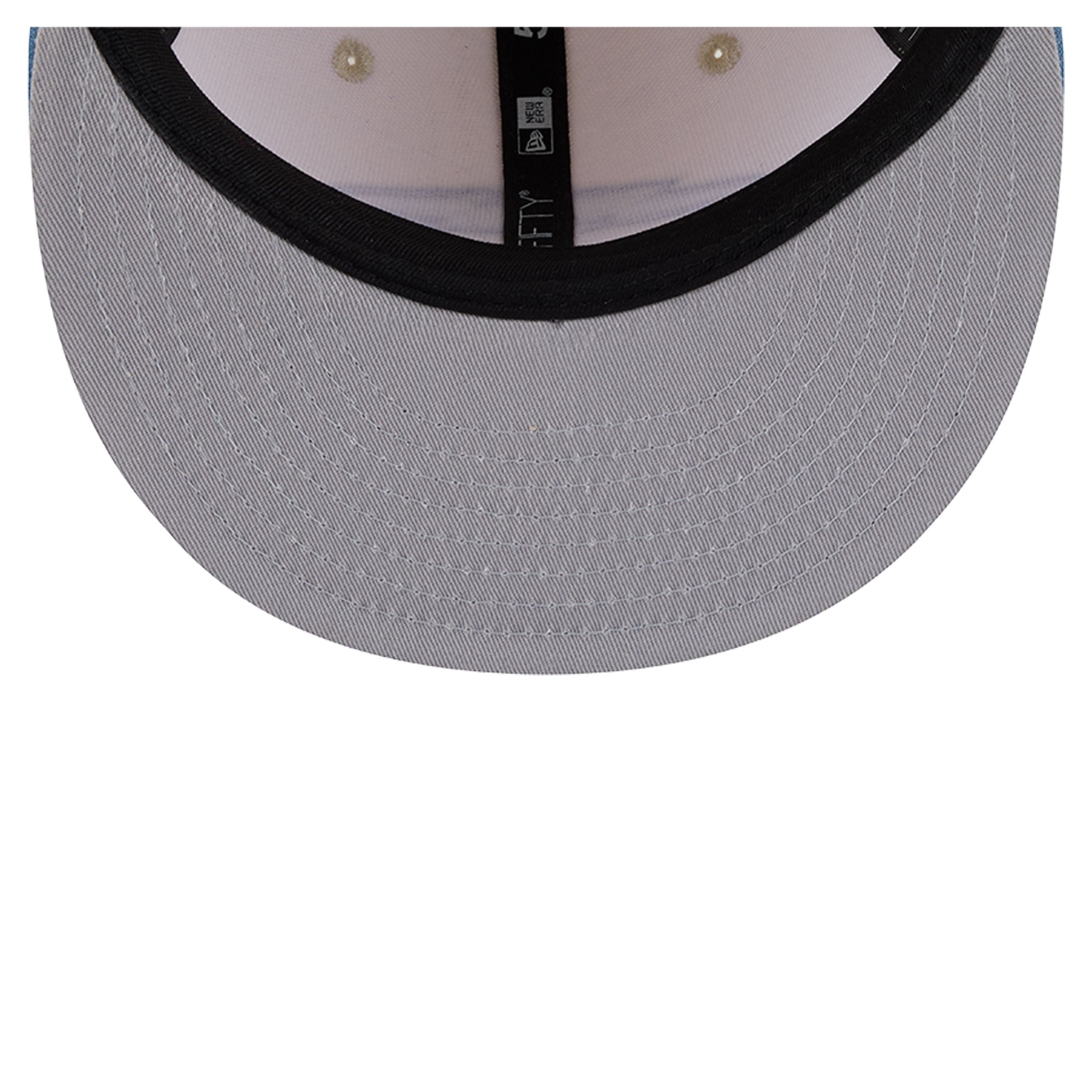 Casquette ajustée New Era 59FIFTY crème/bleue Los Angeles Chargers pour homme