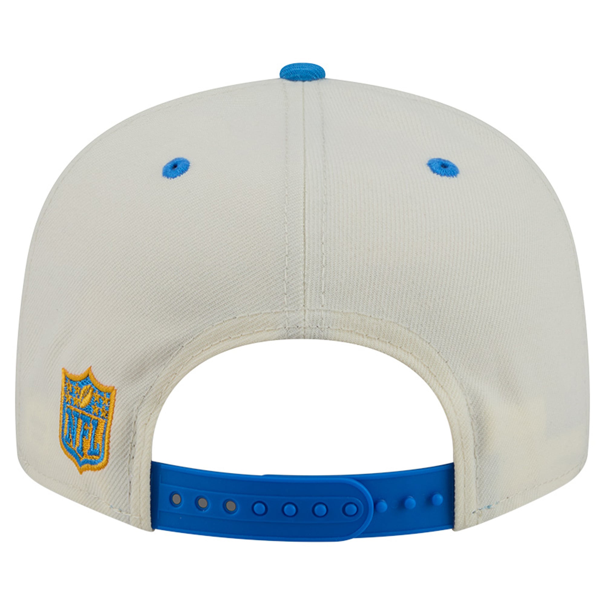 Casquette snapback classique 9FIFTY New Era crème/bleu poudré pour homme, Los Angeles Chargers