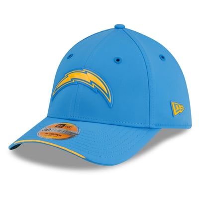 Los Angeles Chargers New Era 2026 Sideline 39THIRTY M-Crown Flex Hat - Powder Blue