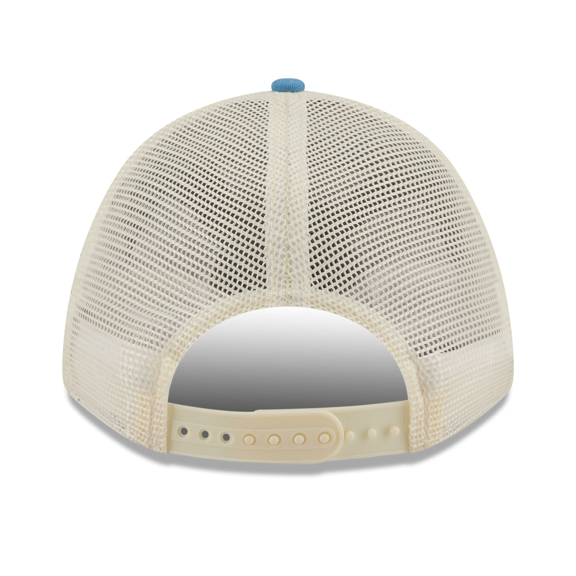Casquette trucker ajustable New Era 9FORTY bleu poudré pour homme, fan des Chargers de Los Angeles.