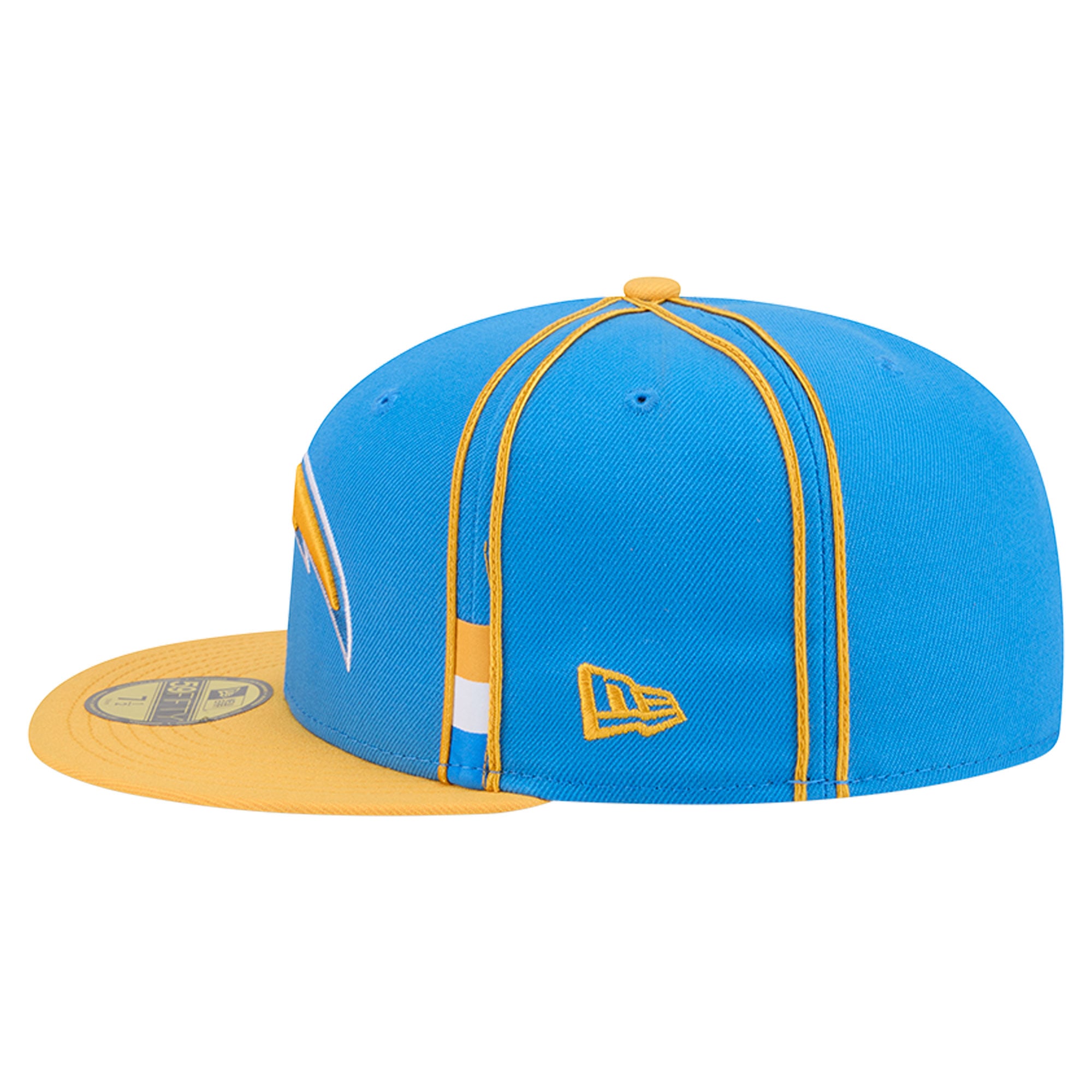 Casquette ajustée New Era 59FIFTY bleu poudré Los Angeles Chargers pour homme