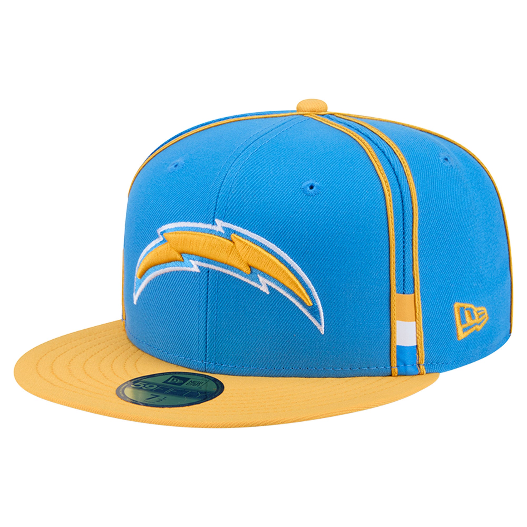 Casquette ajustée New Era 59FIFTY bleu poudré Los Angeles Chargers pour homme